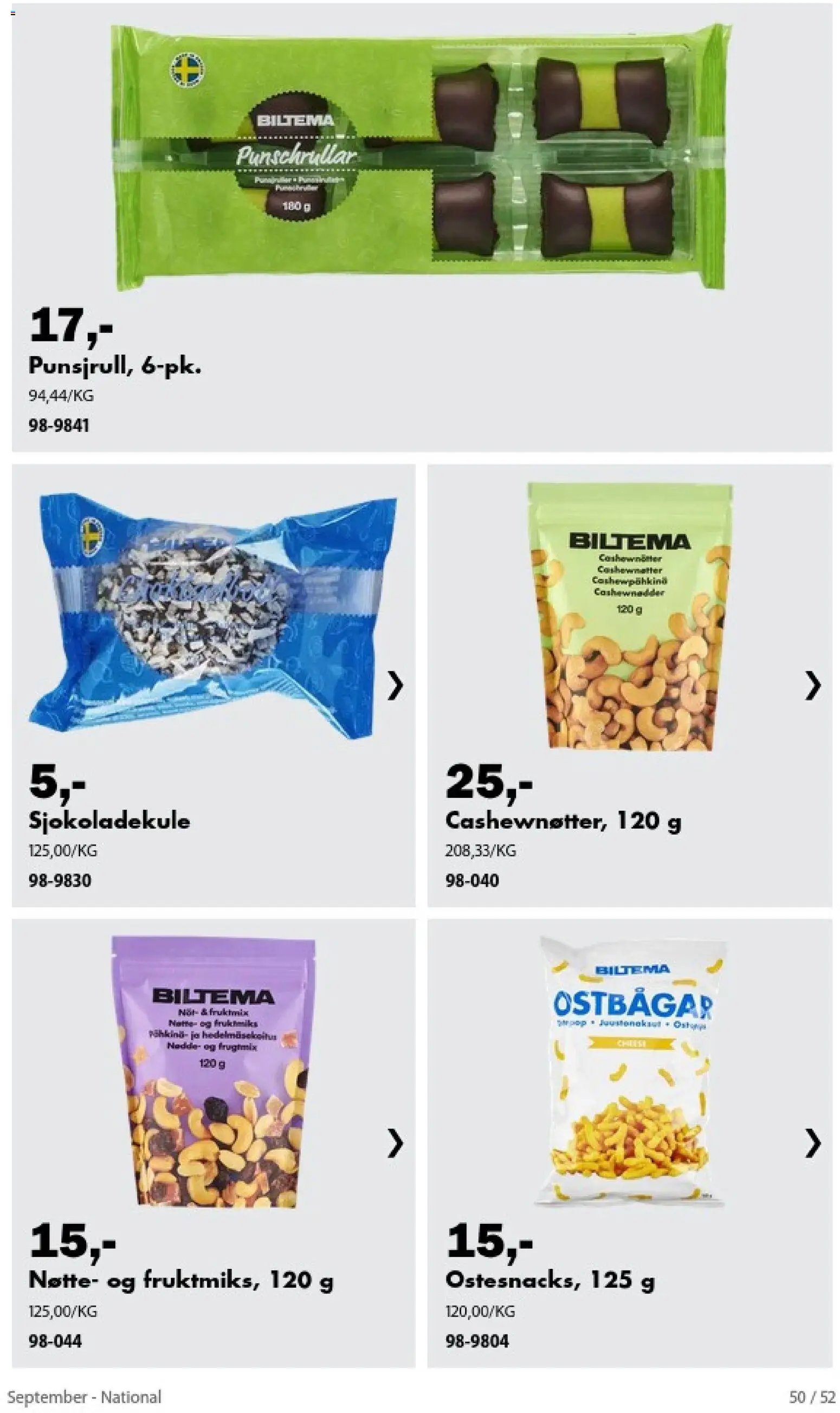 Biltema kundeavis September - National