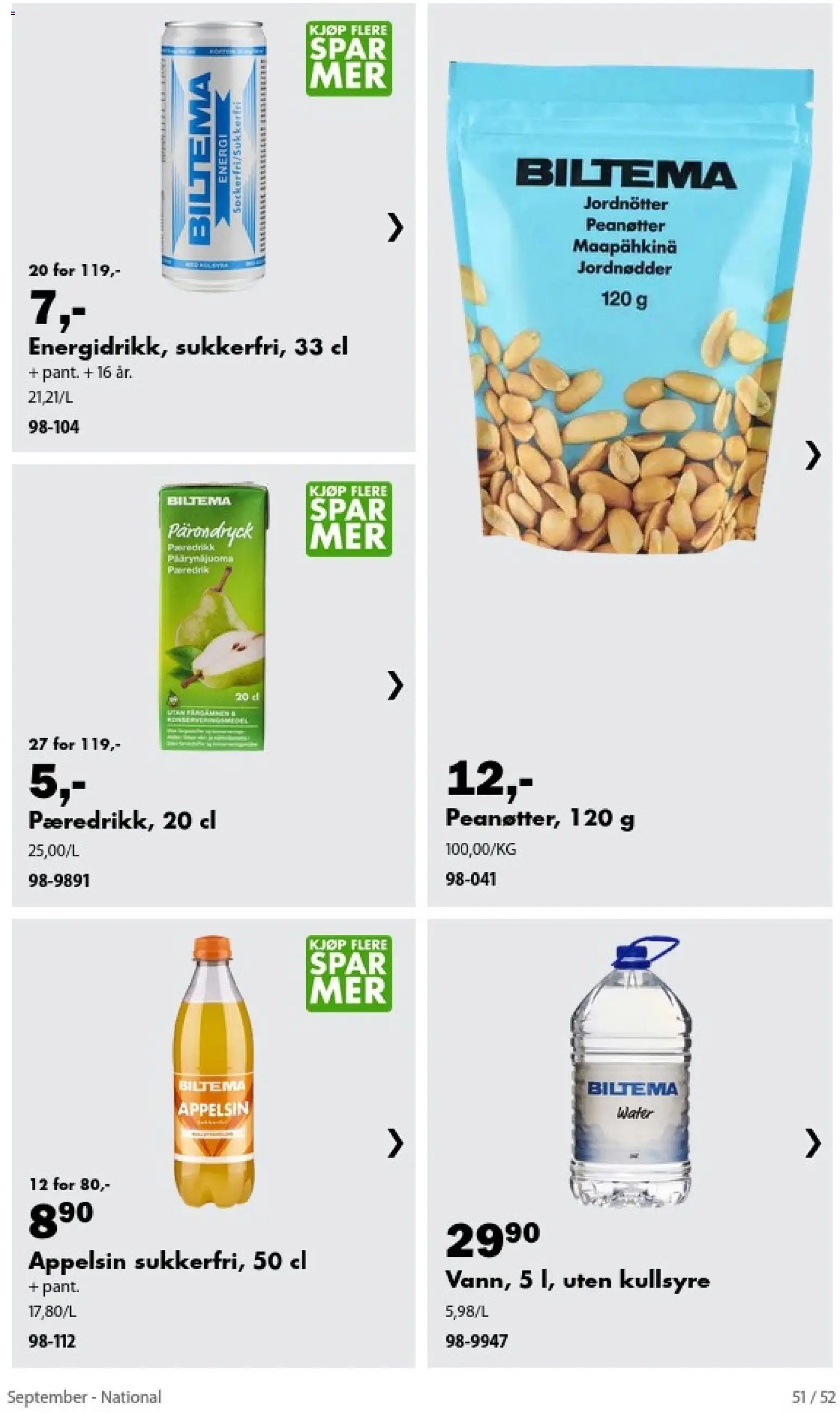 Biltema kundeavis September - National