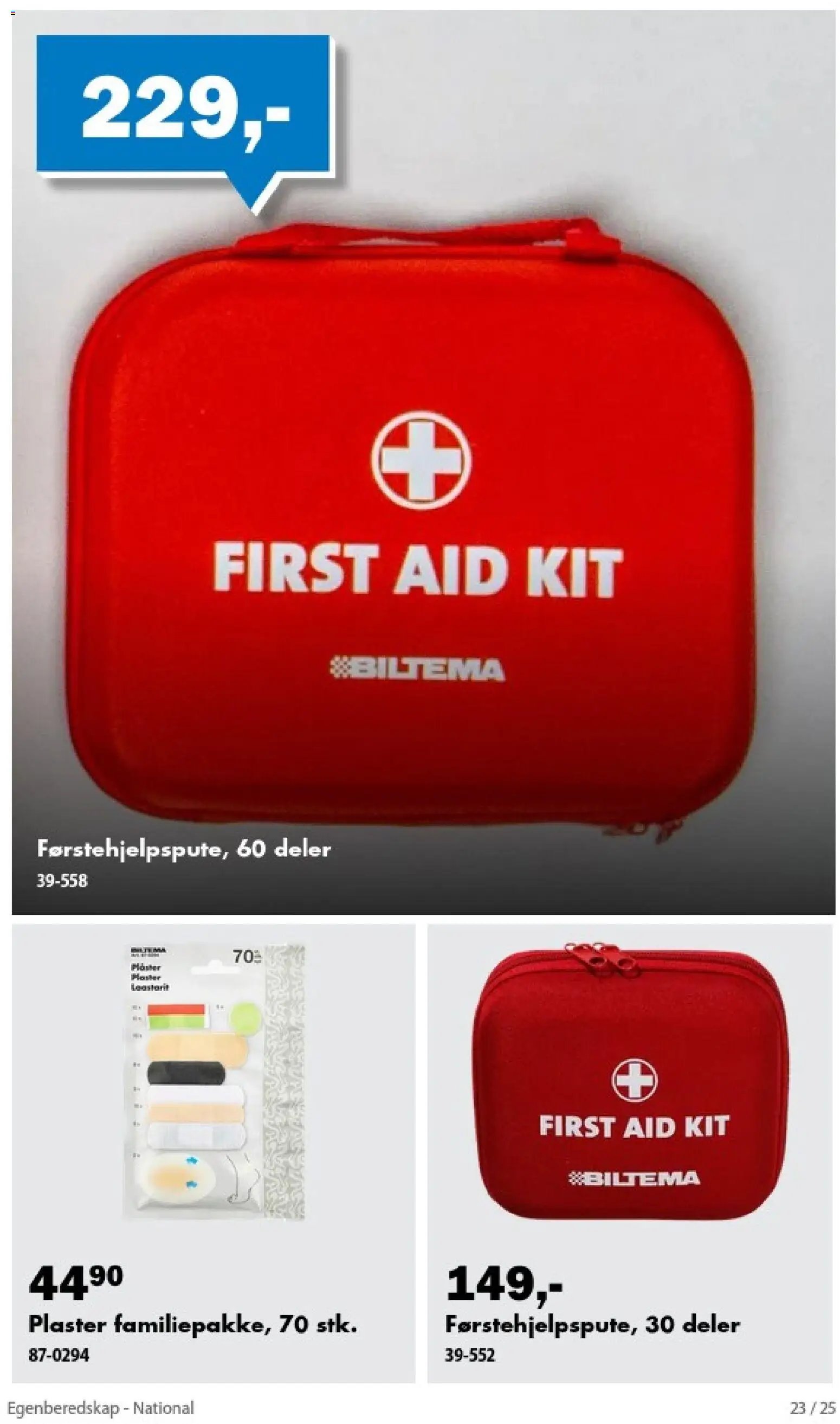 Biltema kundeavis Egenberedskap - National