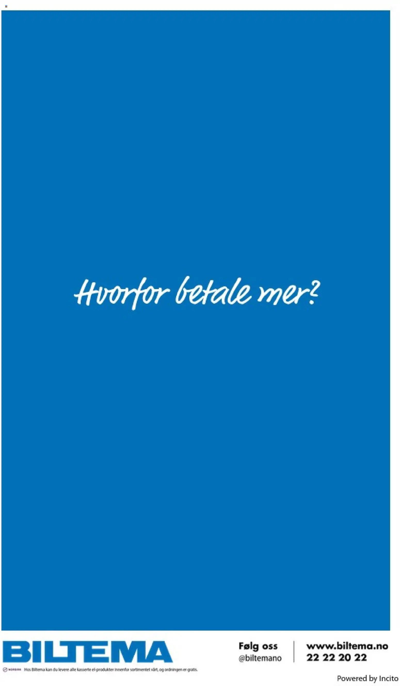 Biltema kundeavis Egenberedskap - National
