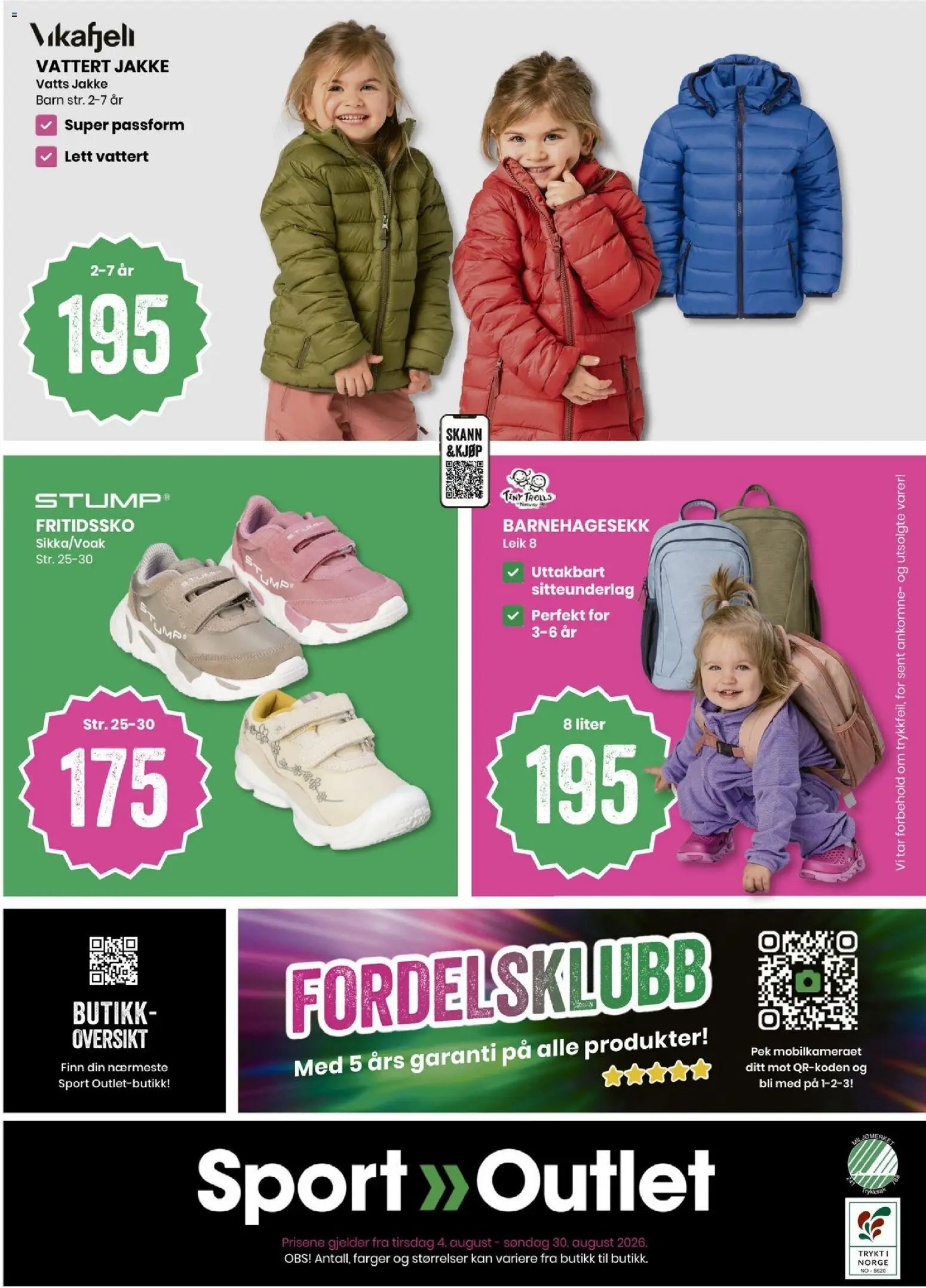 Sport Outlet kundeavis