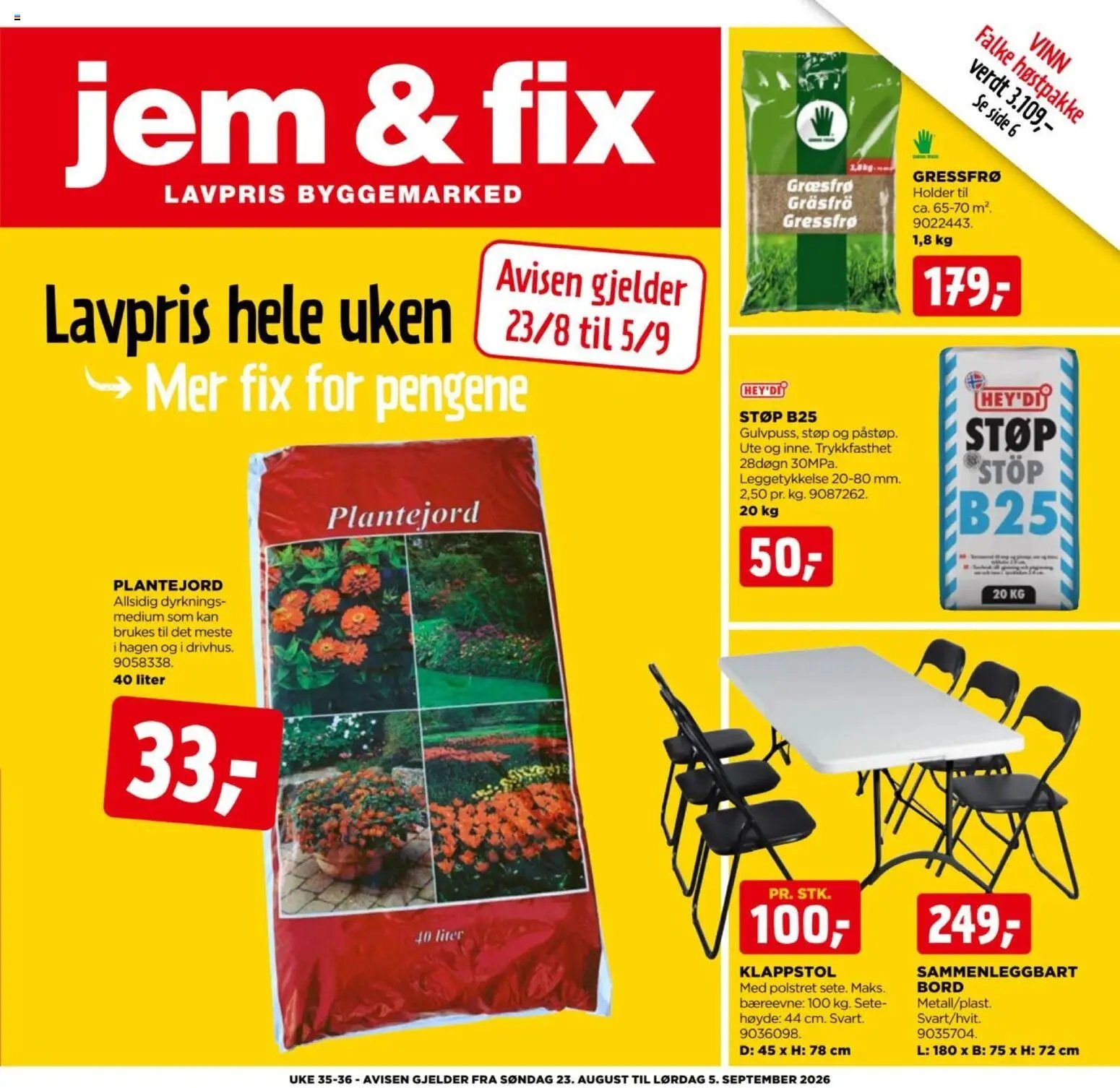 Jem & Fix kundeavis