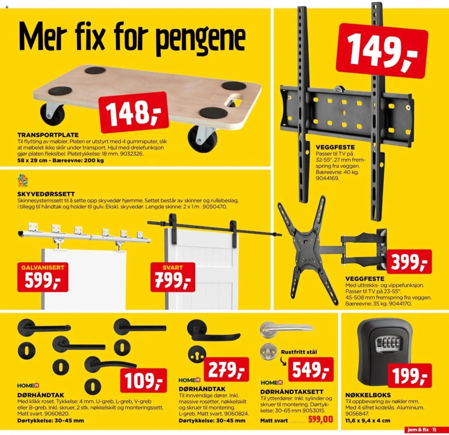 Jem & Fix kundeavis