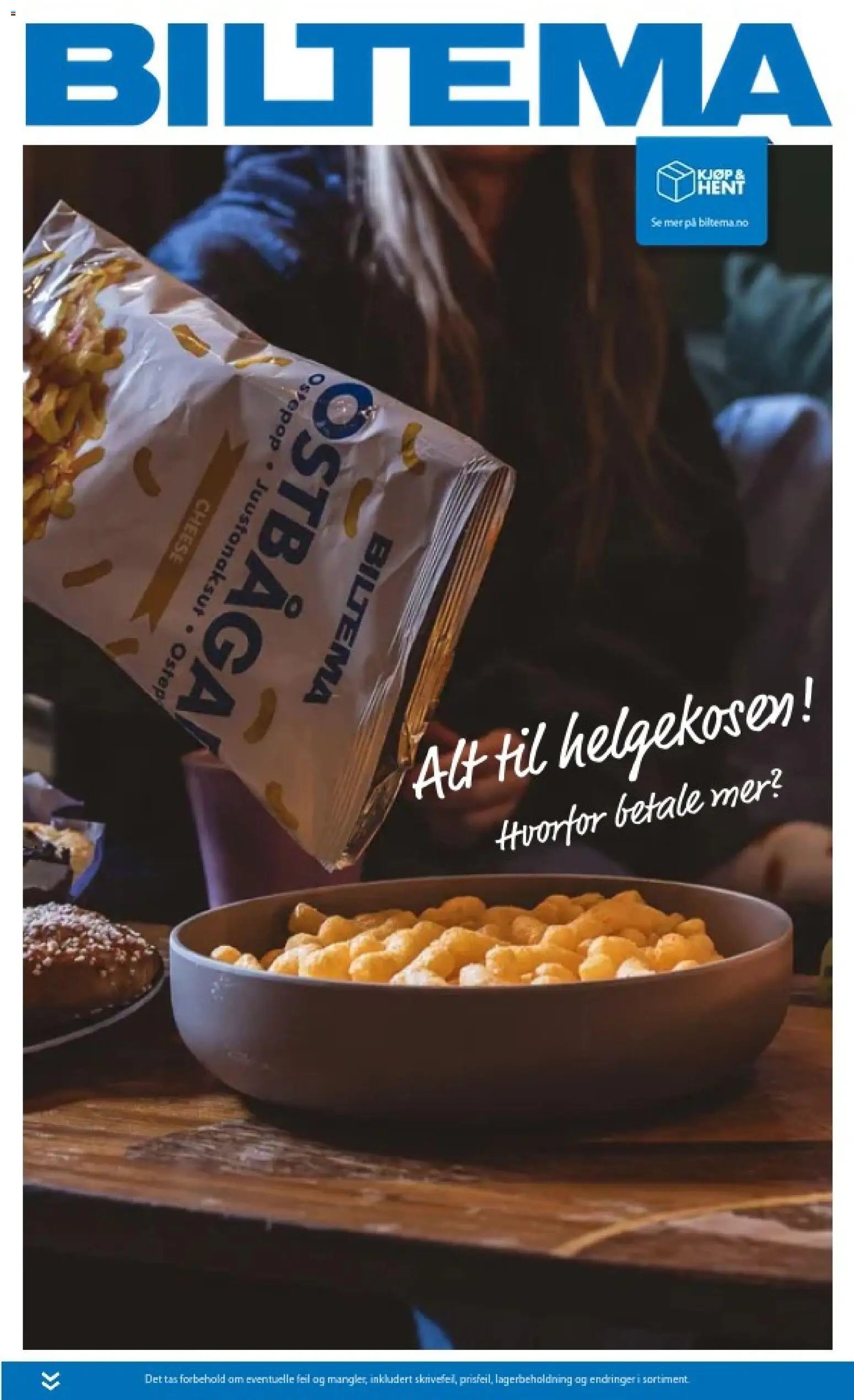 Biltema kundeavis Drikke, snacks og godteri - National