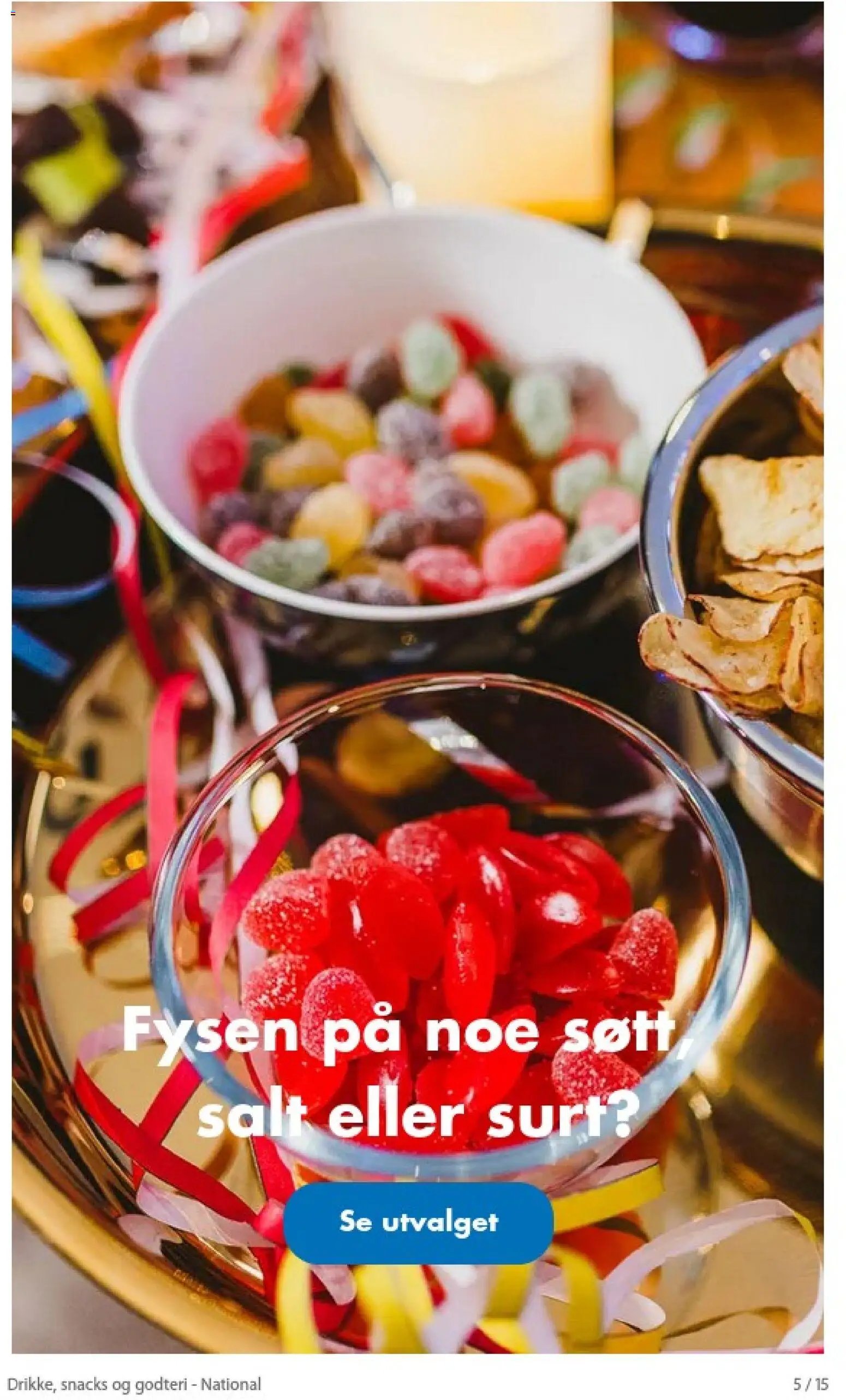 Biltema kundeavis Drikke, snacks og godteri - National