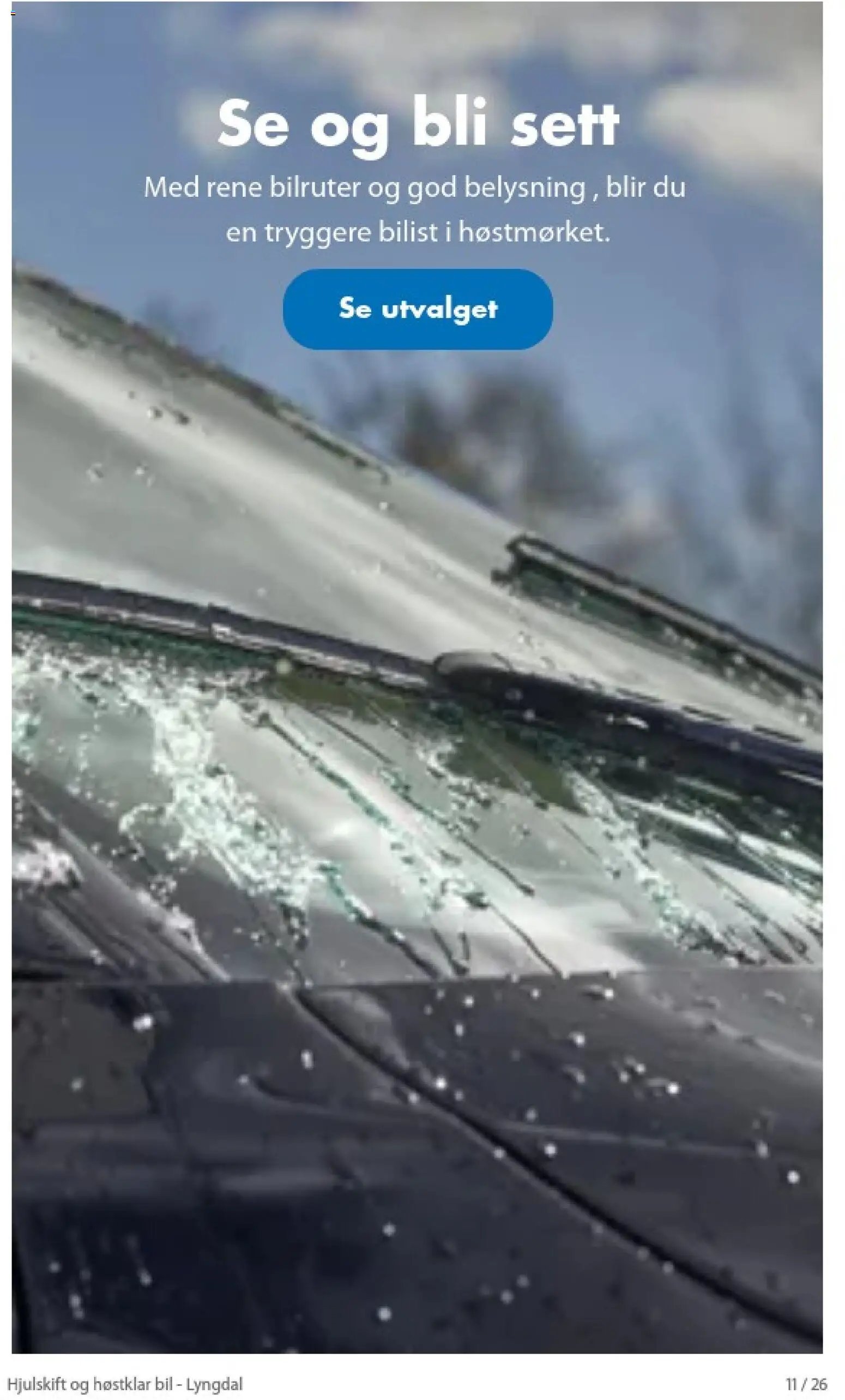 Biltema kundeavis Hjulskift og høstklar bil - National