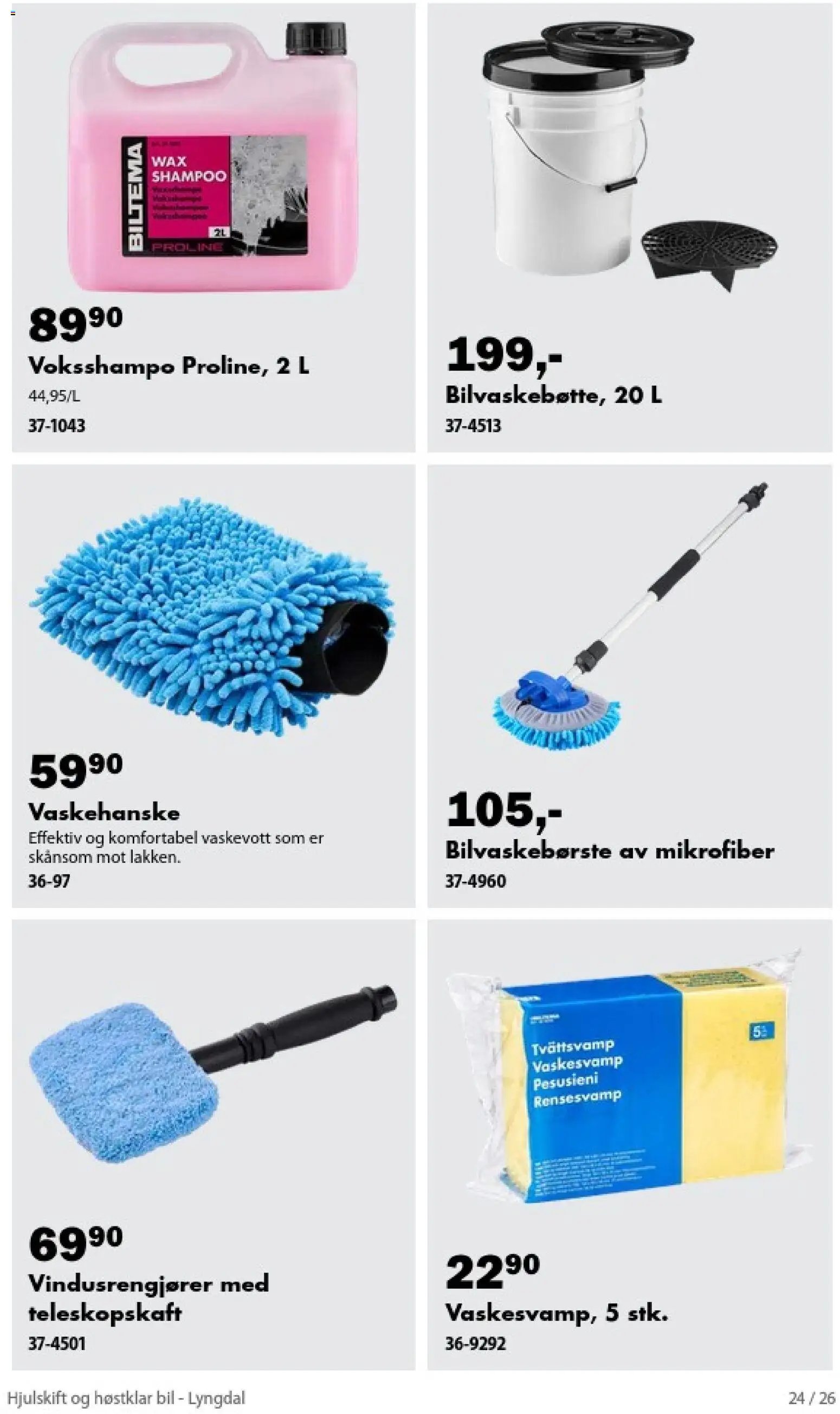 Biltema kundeavis Hjulskift og høstklar bil - National
