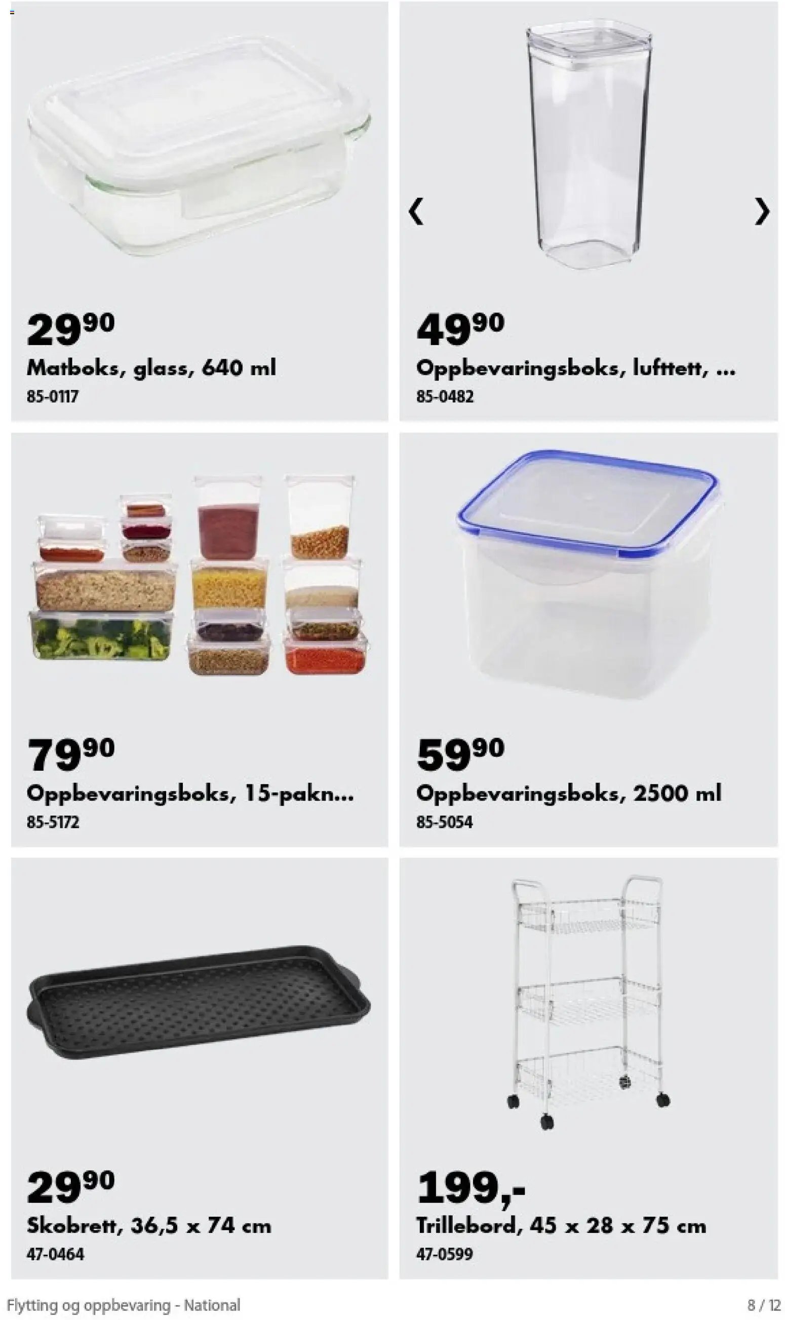Biltema Flytting og oppbevaring
