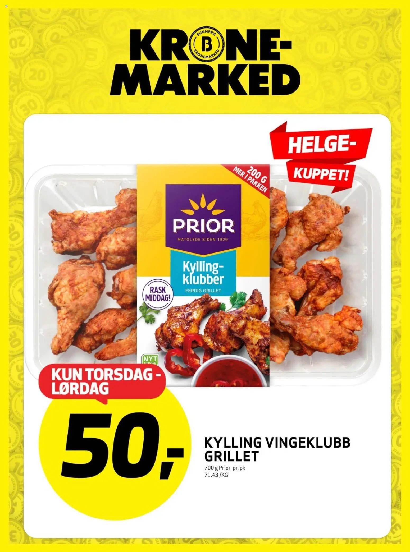 Bunnpris kundeavis Billig middag
