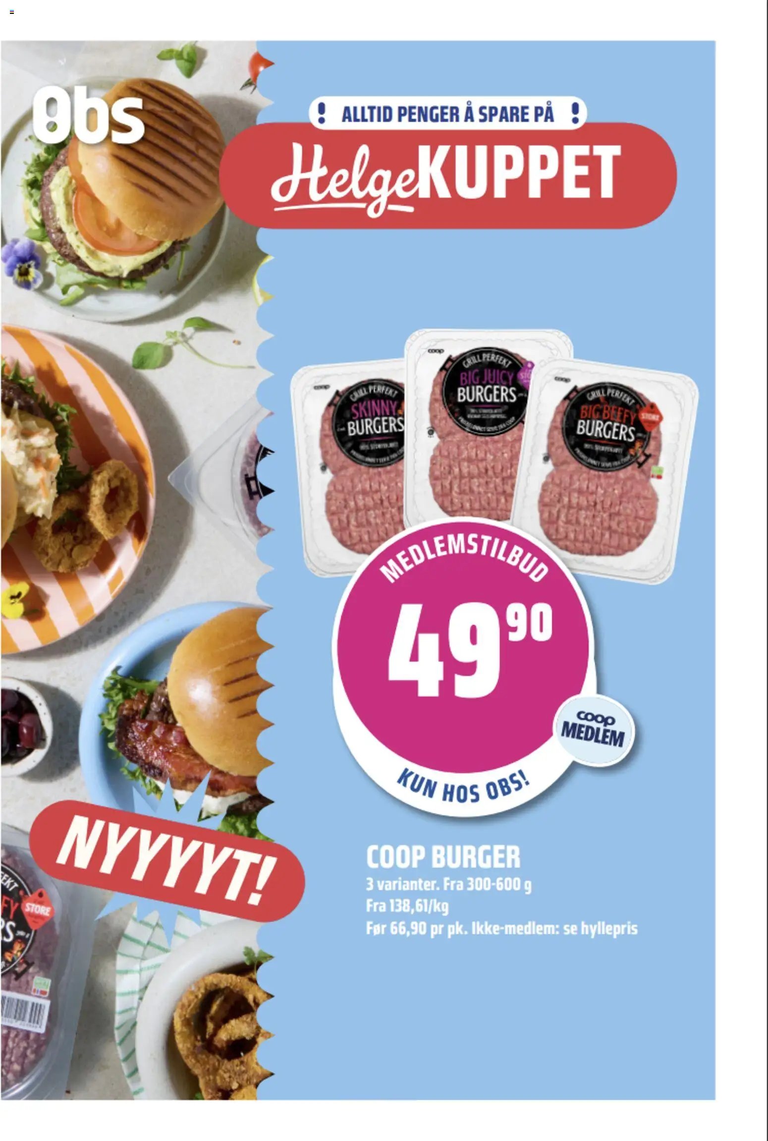 Coop Obs kundeavis Helgemat Kuppet