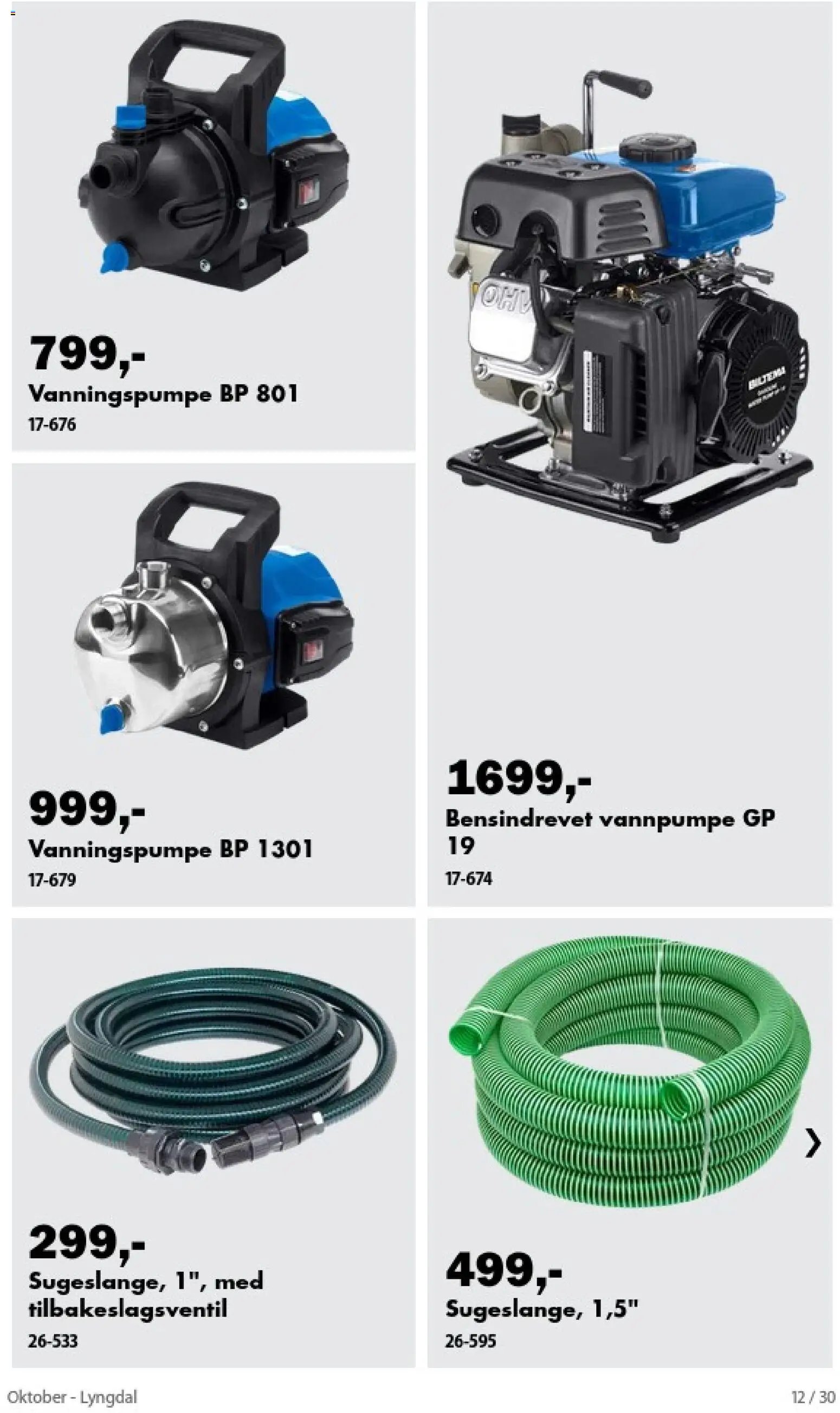 Biltema kundeavis oktober
