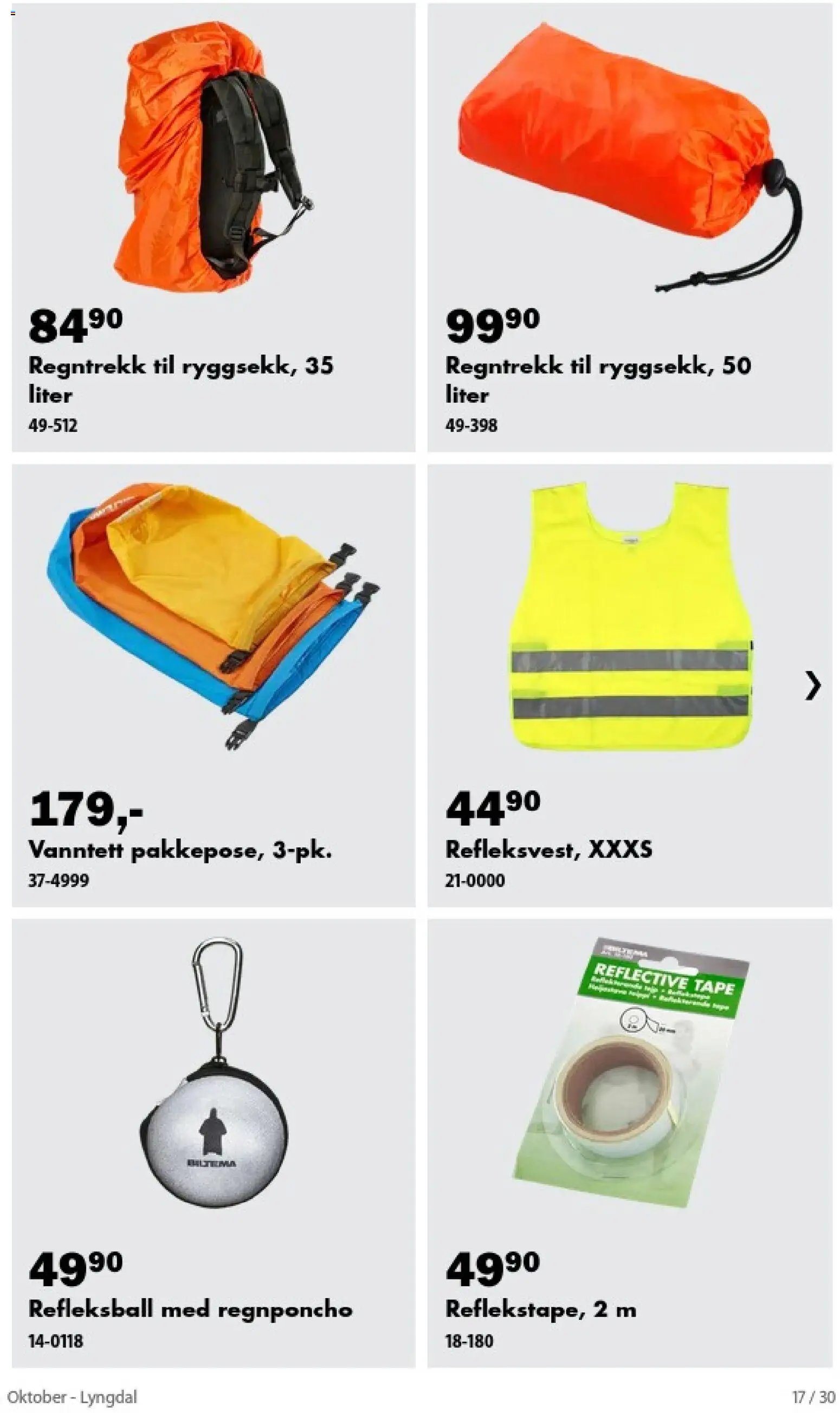 Biltema kundeavis oktober