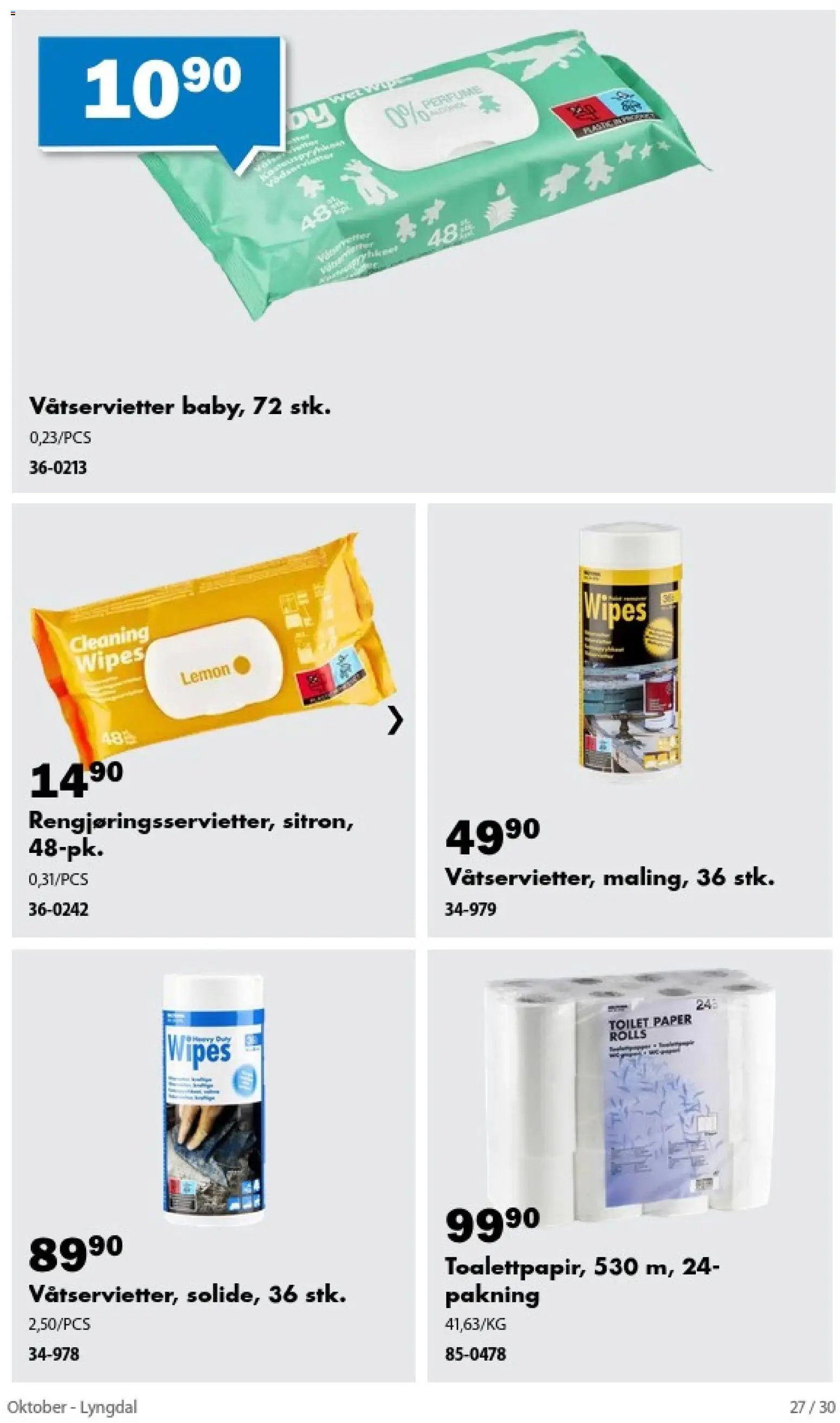 Biltema kundeavis oktober