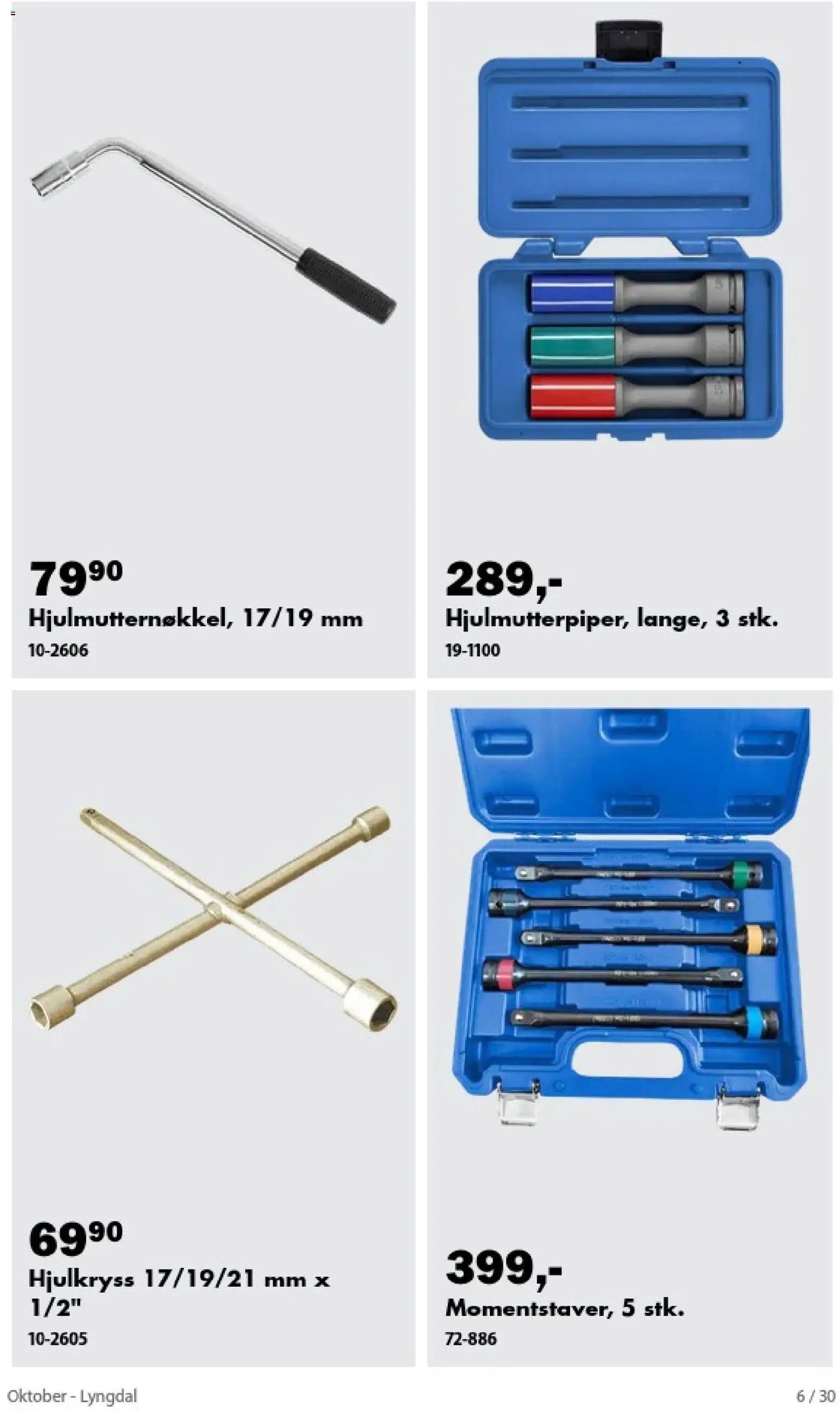 Biltema kundeavis oktober
