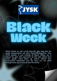 JYSK - Black Friday Varsel (2025-10-22 - 2025-11-28)