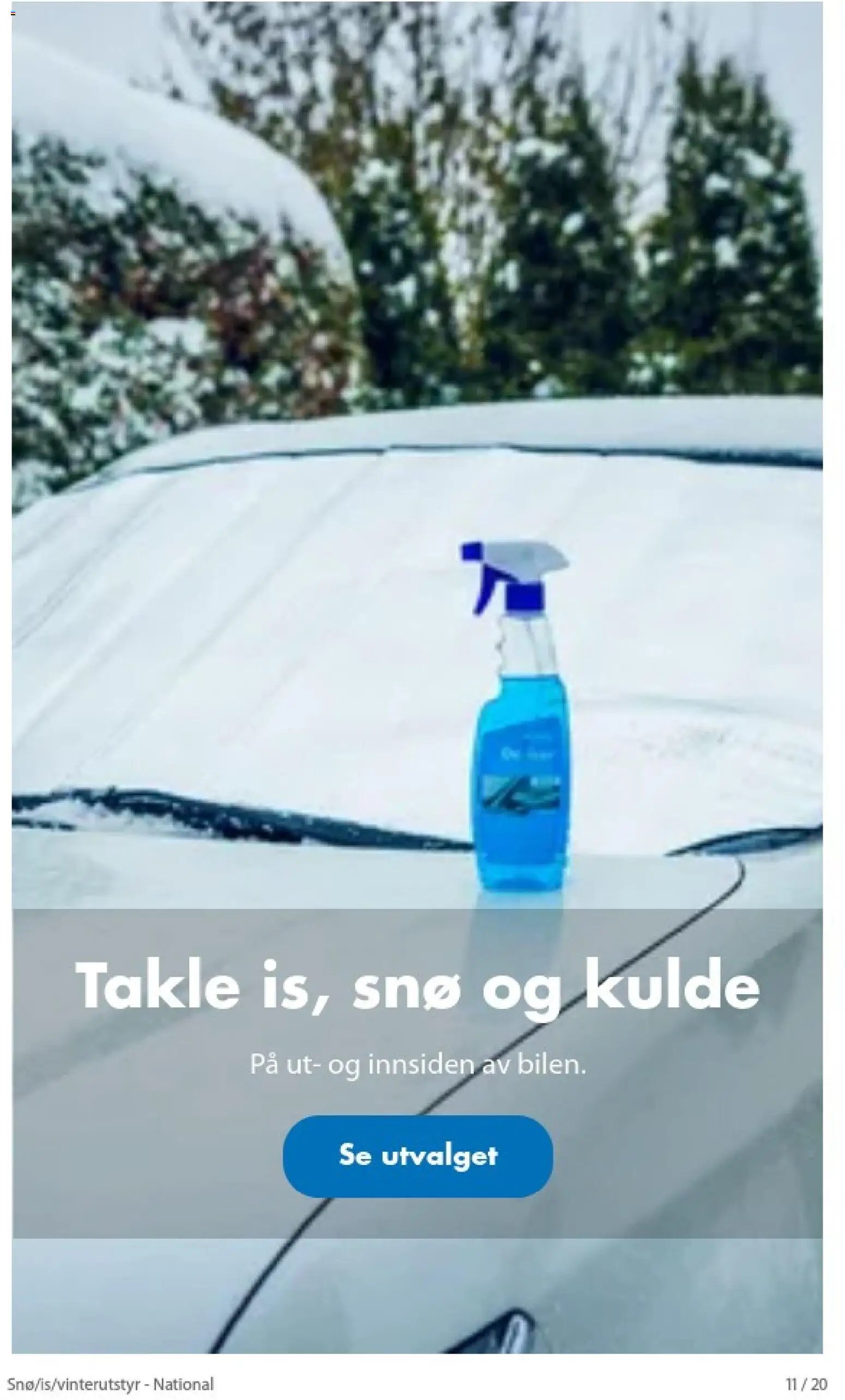 Biltema kundeavis Snø is vinterutstyr