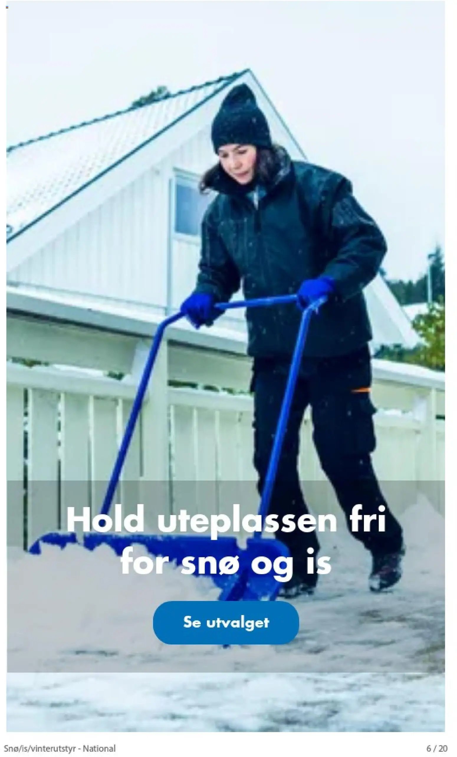 Biltema kundeavis Snø is vinterutstyr