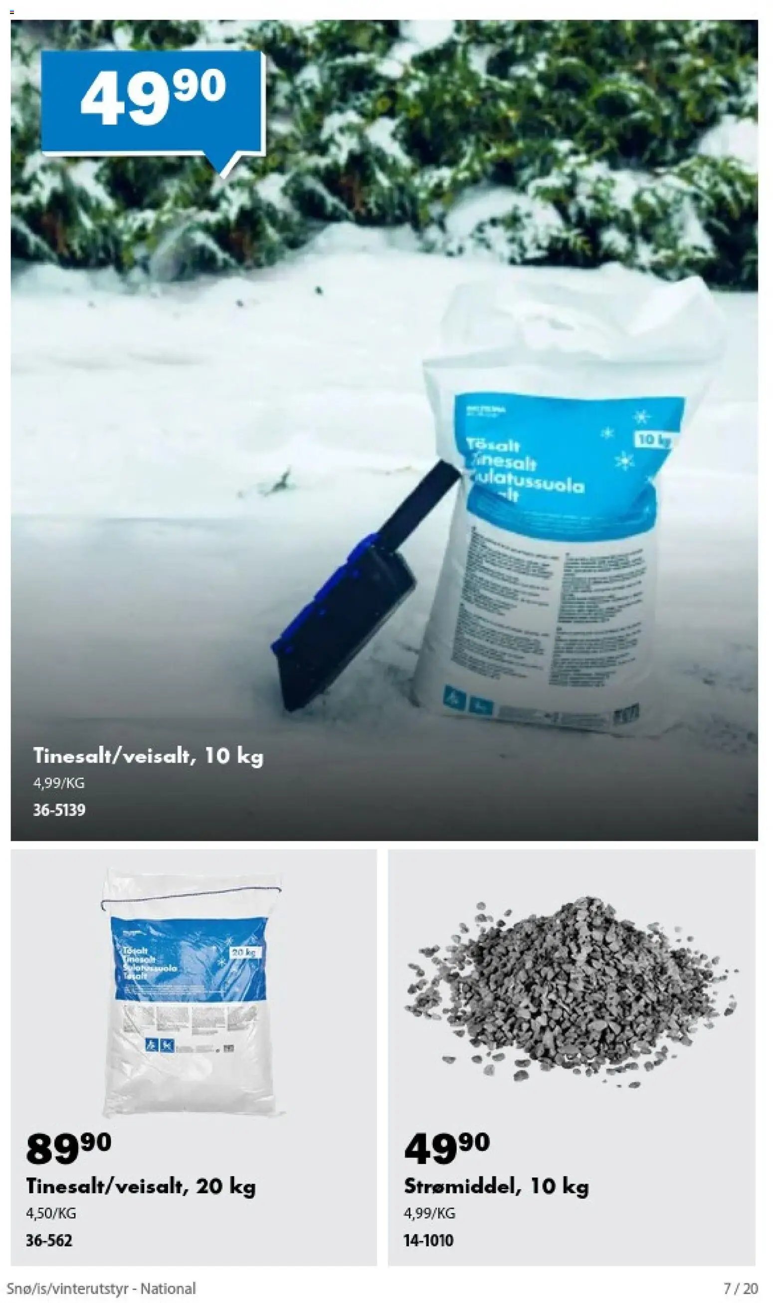 Biltema kundeavis Snø is vinterutstyr