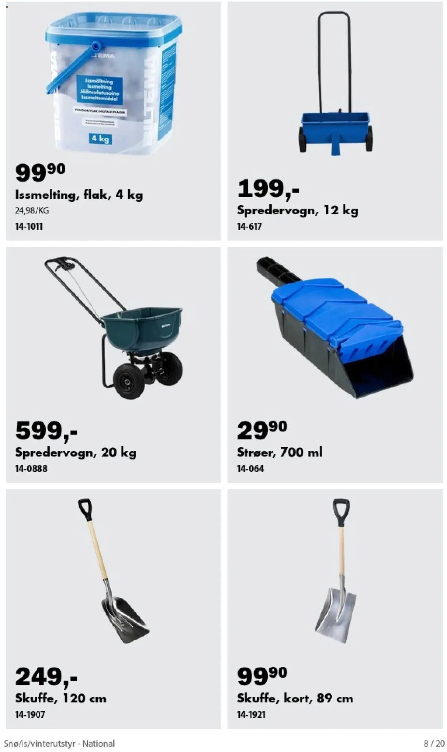 Biltema kundeavis Snø is vinterutstyr
