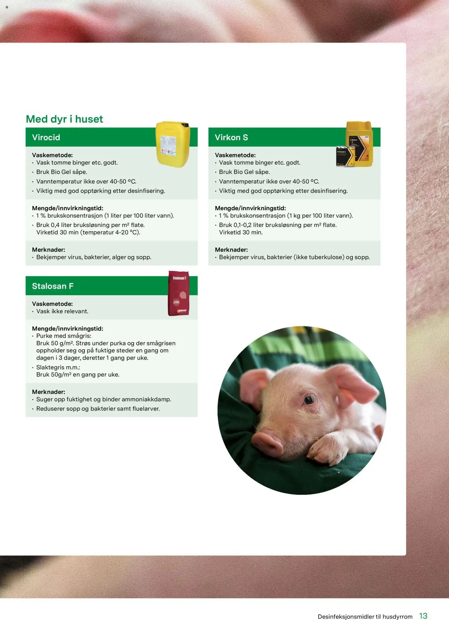 Felleskjøpet Desinfeksjonsmidler til husdyrrom (2026-01-02 - 2027-01-03)