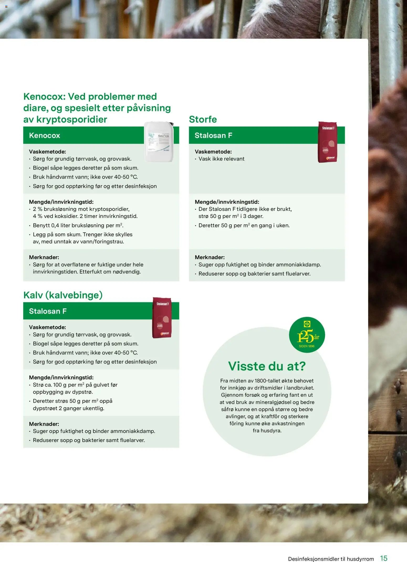 Felleskjøpet Desinfeksjonsmidler til husdyrrom (2026-01-02 - 2027-01-03)