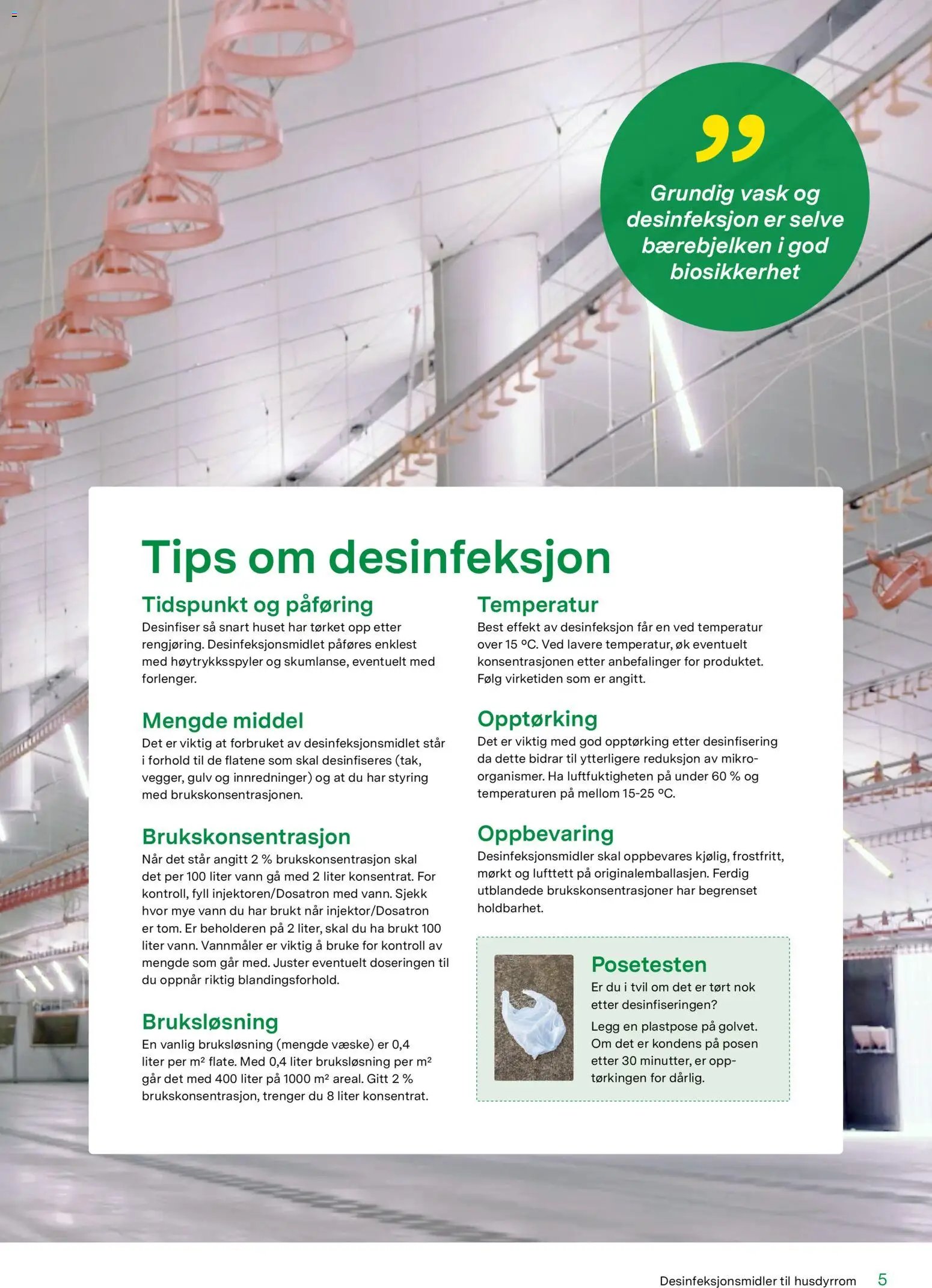 Felleskjøpet Desinfeksjonsmidler til husdyrrom (2026-01-02 - 2027-01-03)