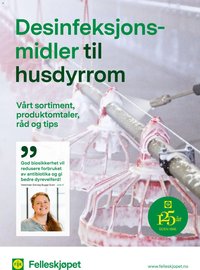Felleskjøpet Desinfeksjonsmidler til husdyrrom (2026-01-02 - 2027-01-03)