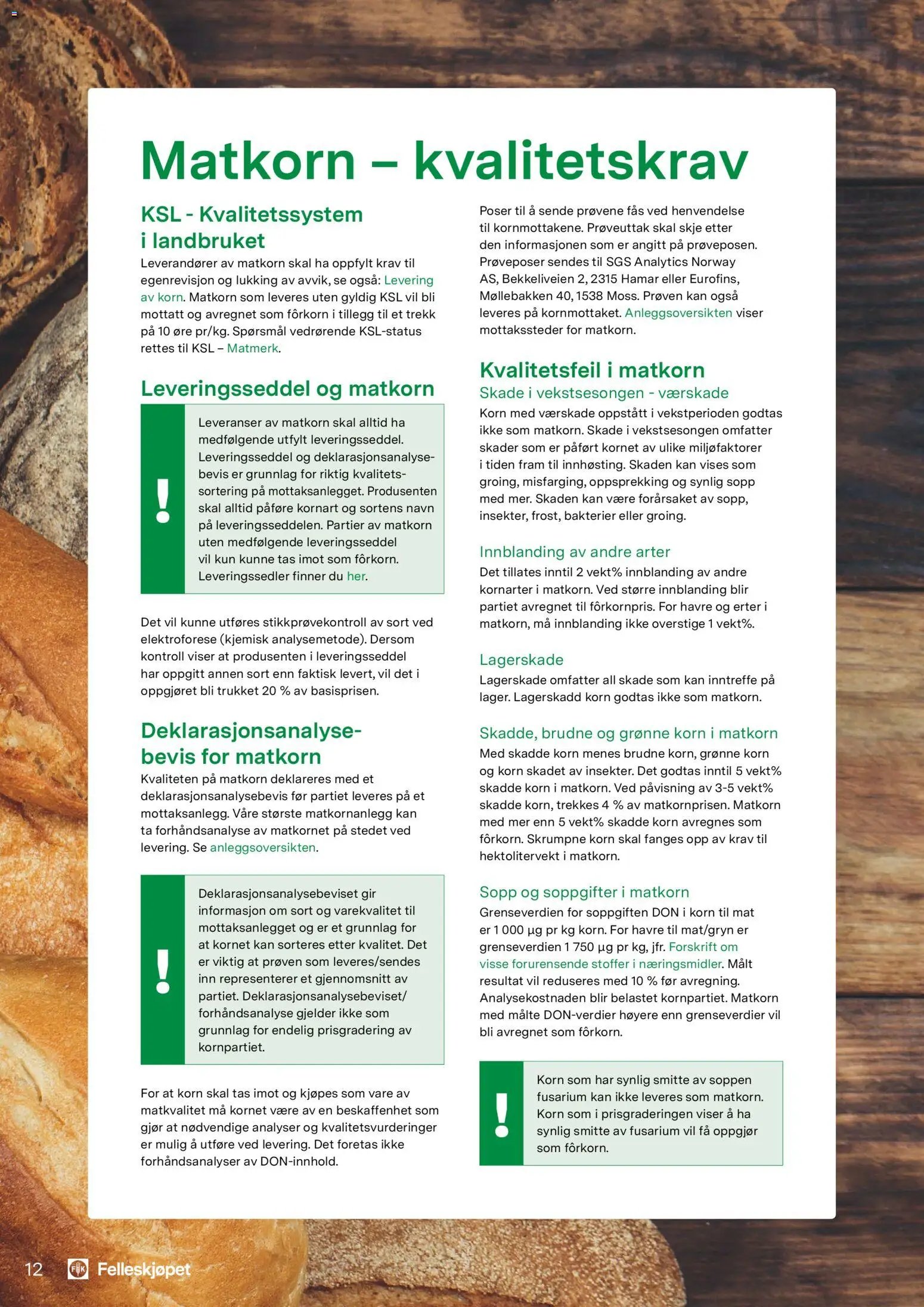 Felleskjøpet Kornguiden 2025/26 (2026-01-02 - 2026-06-25)