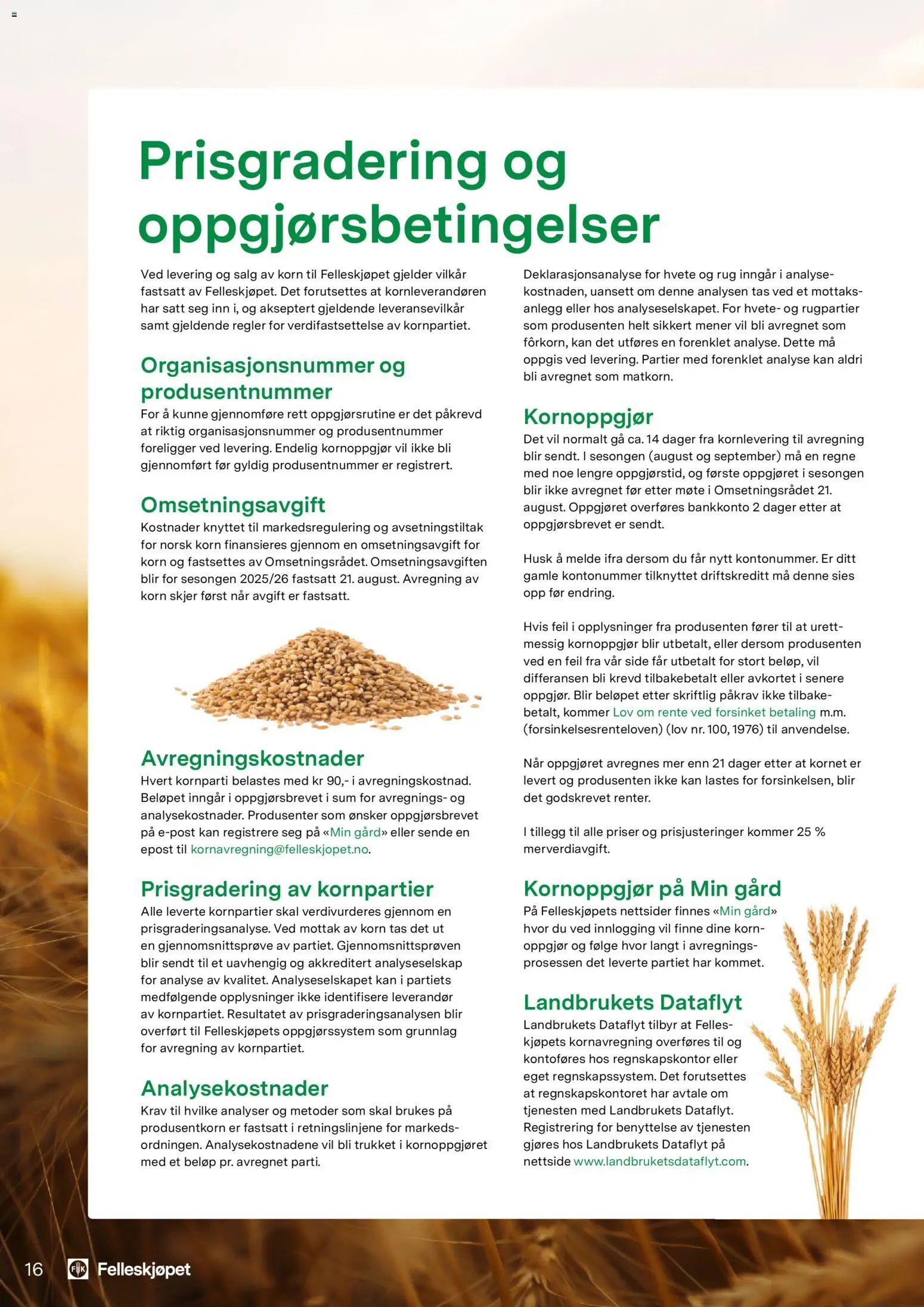 Felleskjøpet Kornguiden 2025/26 (2026-01-02 - 2026-06-25)