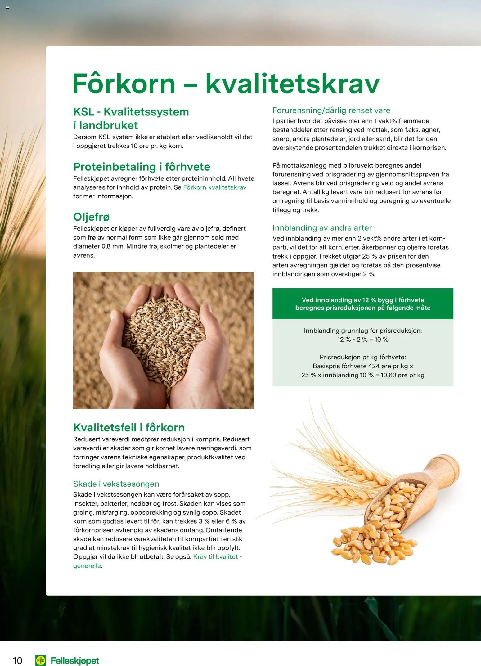 Felleskjøpet Kornguiden 2025/26 (2026-01-02 - 2026-06-25)