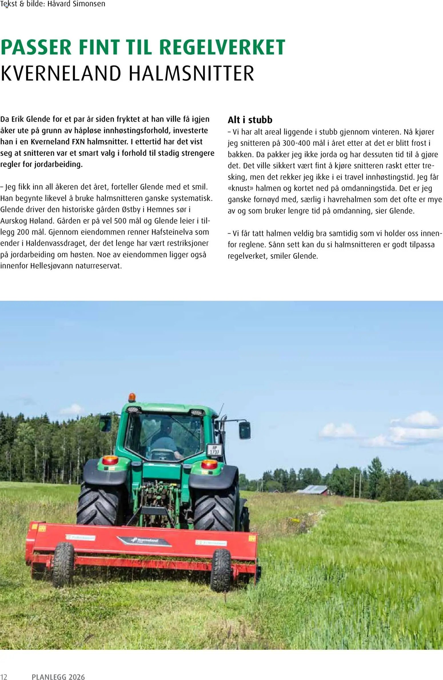 Felleskjøpet Planlegg 2026 fra Kverneland (2026-01-02 - 2027-01-03)