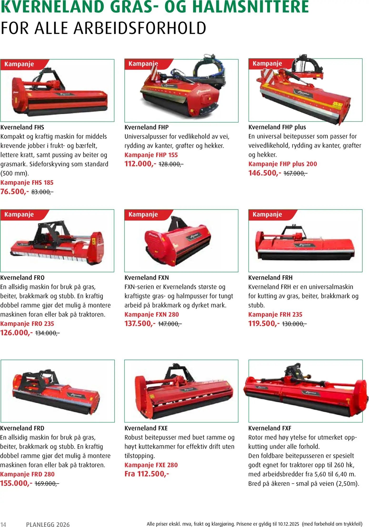 Felleskjøpet Planlegg 2026 fra Kverneland (2026-01-02 - 2027-01-03)
