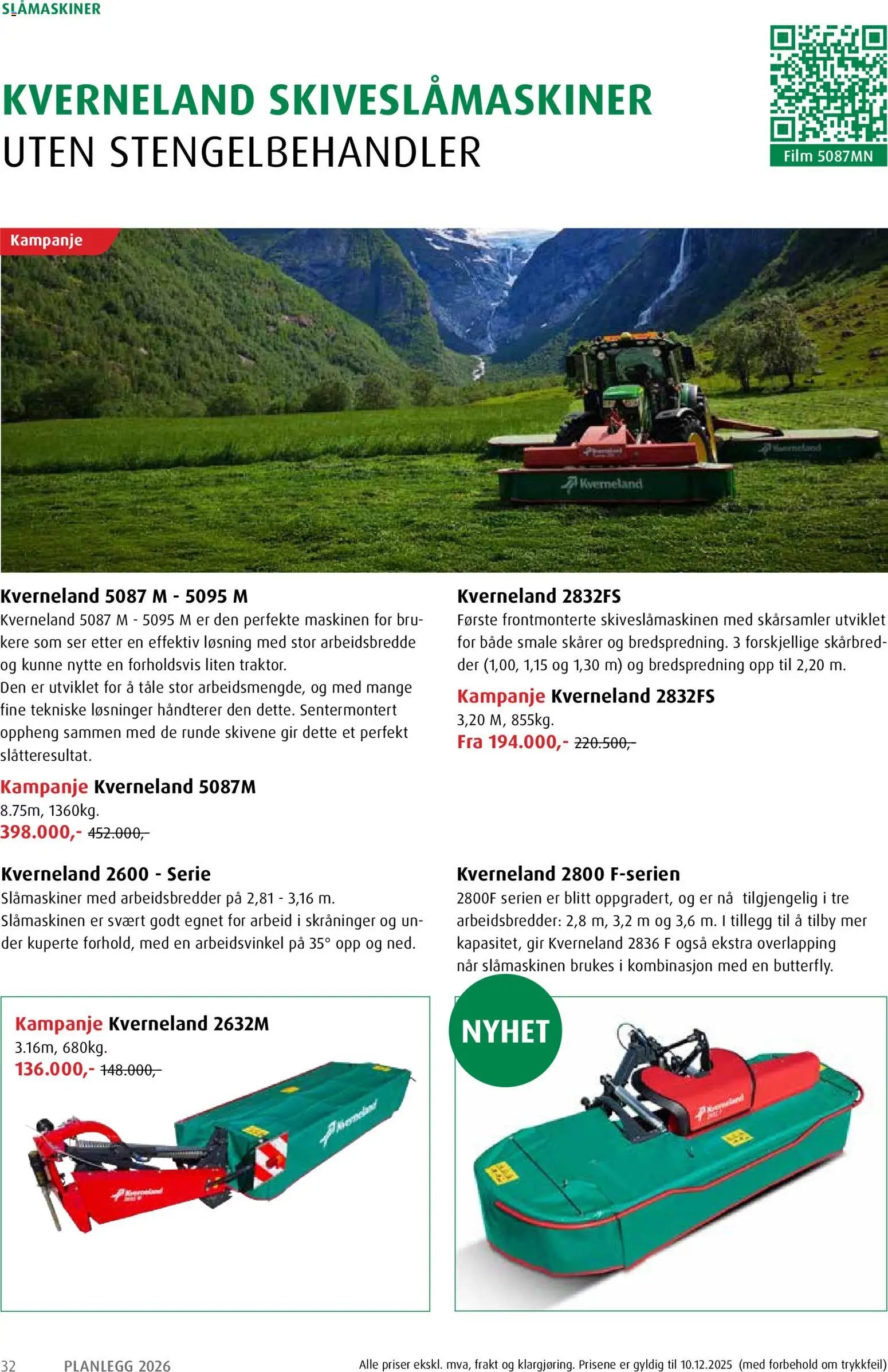 Felleskjøpet Planlegg 2026 fra Kverneland (2026-01-02 - 2027-01-03)