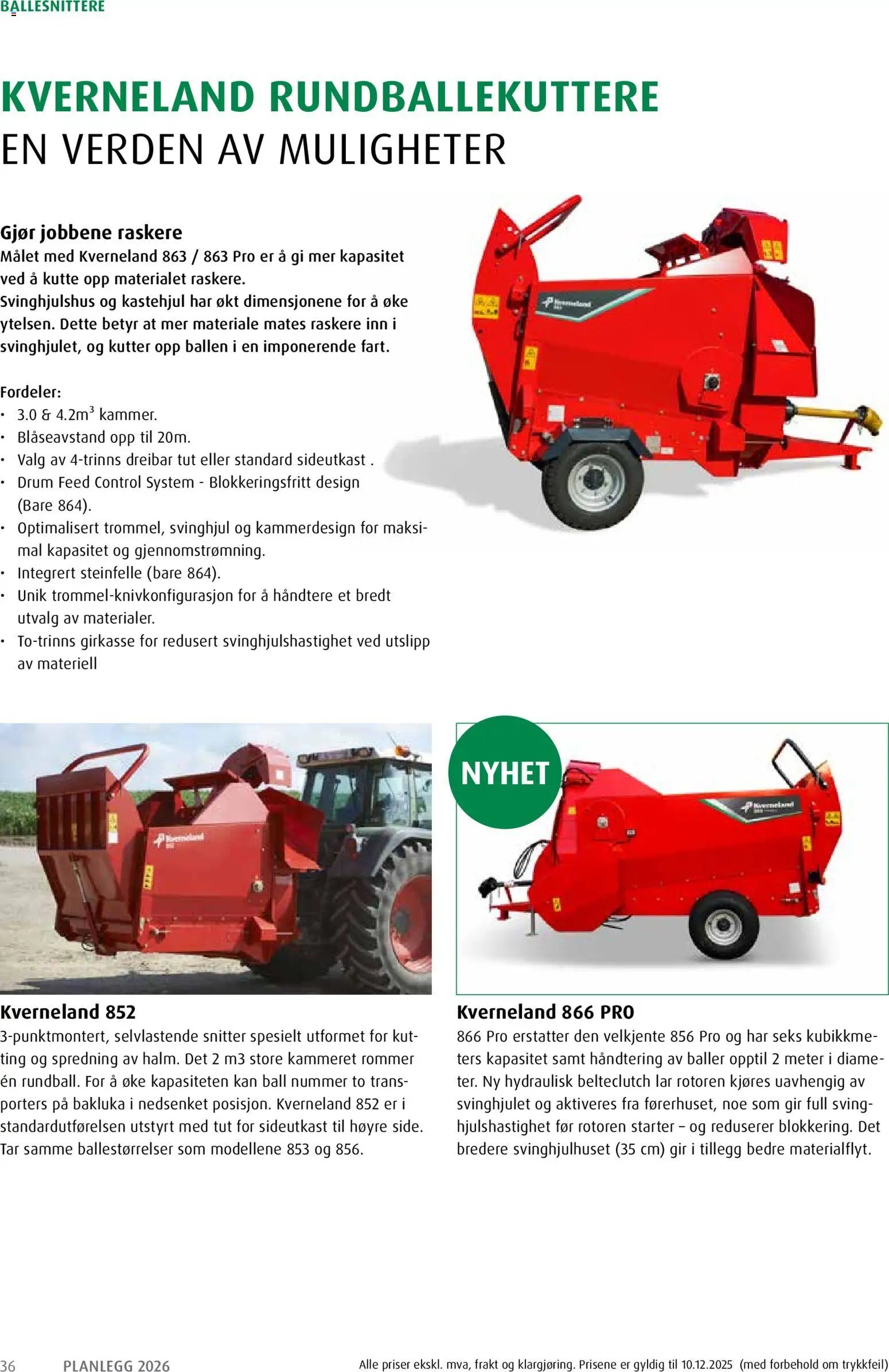 Felleskjøpet Planlegg 2026 fra Kverneland (2026-01-02 - 2027-01-03)