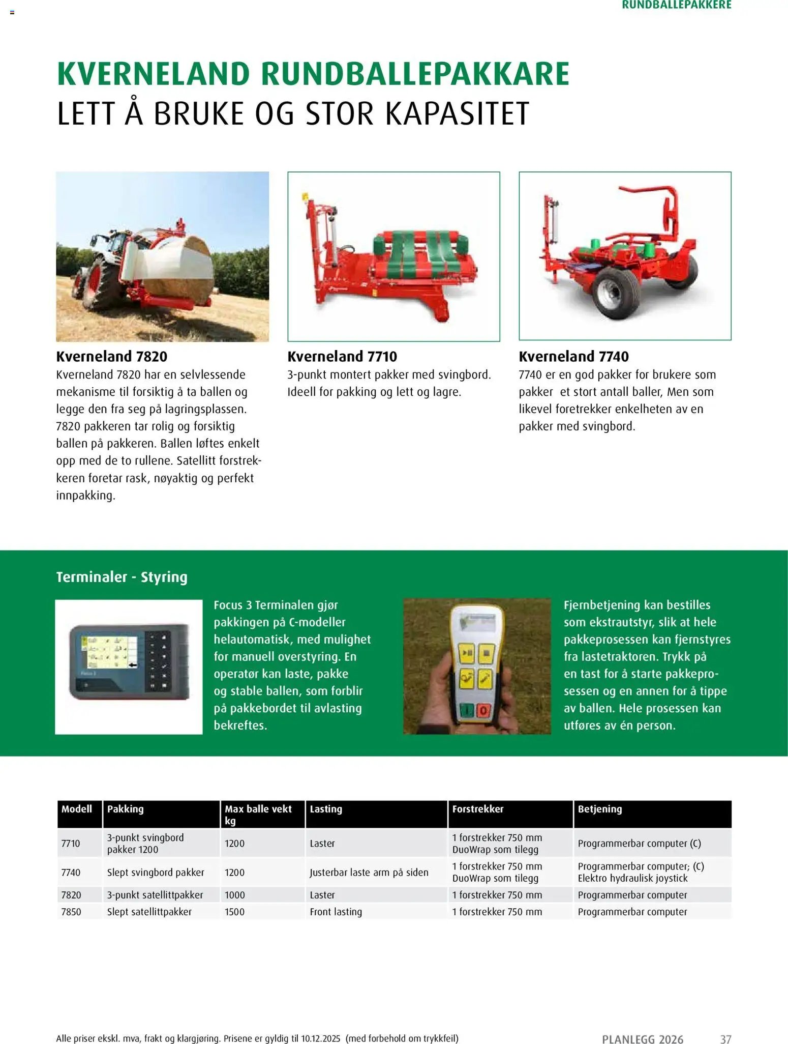 Felleskjøpet Planlegg 2026 fra Kverneland (2026-01-02 - 2027-01-03)