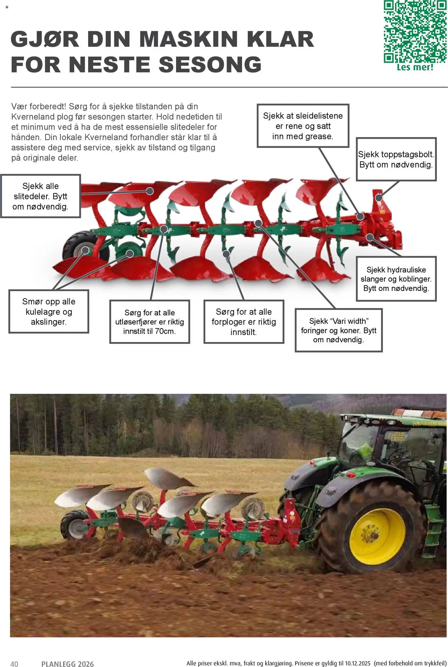 Felleskjøpet Planlegg 2026 fra Kverneland (2026-01-02 - 2027-01-03)