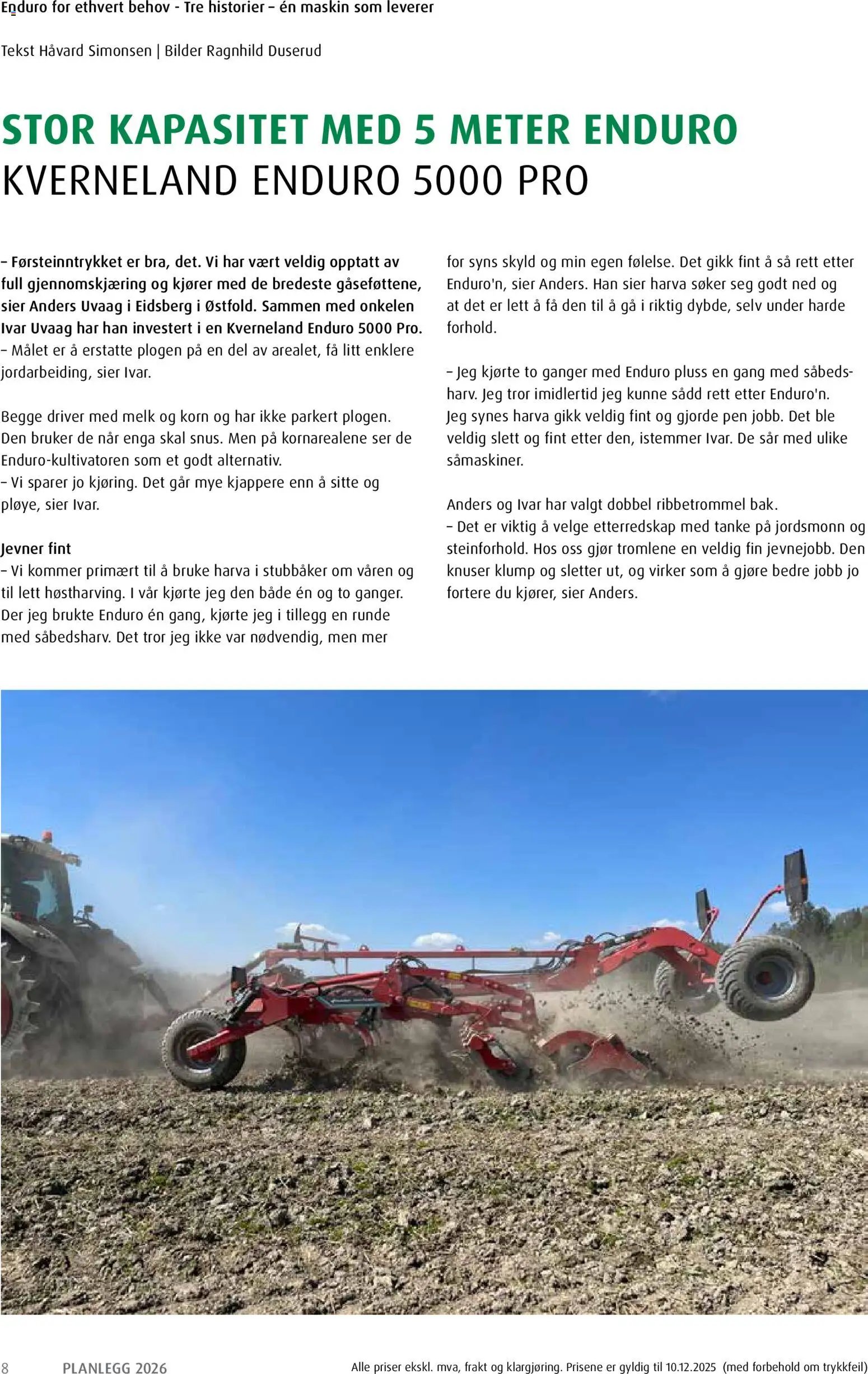 Felleskjøpet Planlegg 2026 fra Kverneland (2026-01-02 - 2027-01-03)