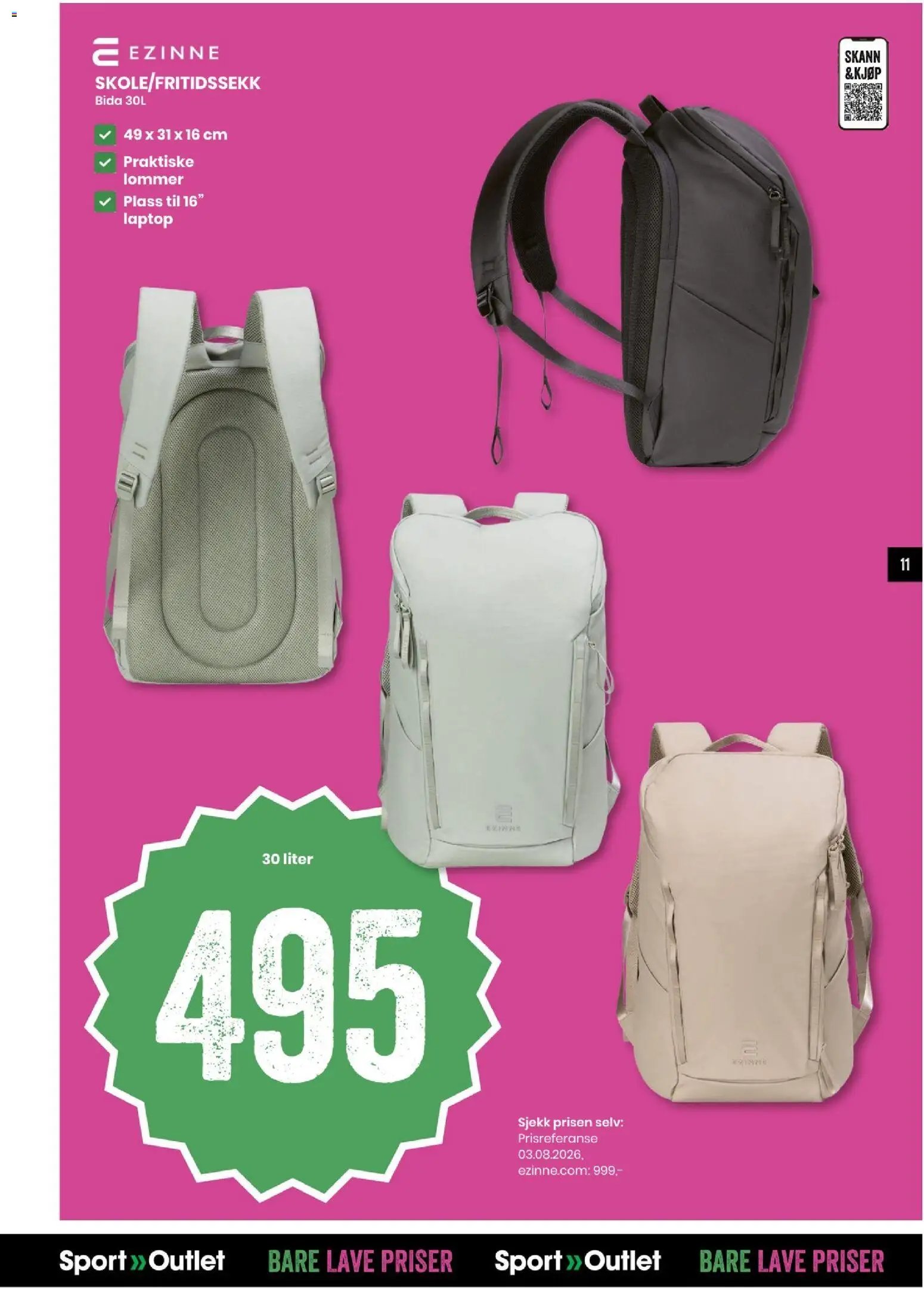 Sport Outlet Bare lave priser
