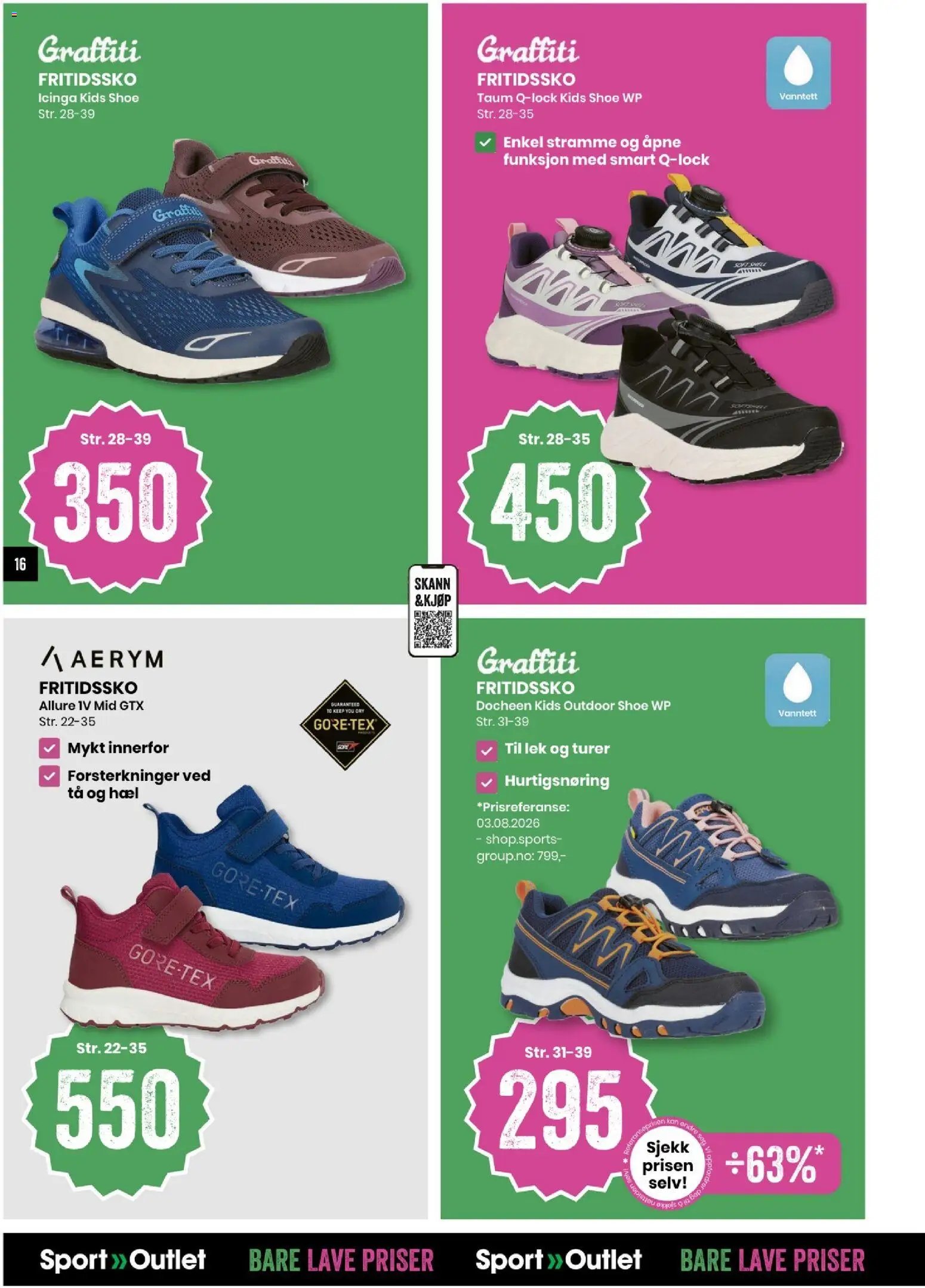 Sport Outlet Bare lave priser