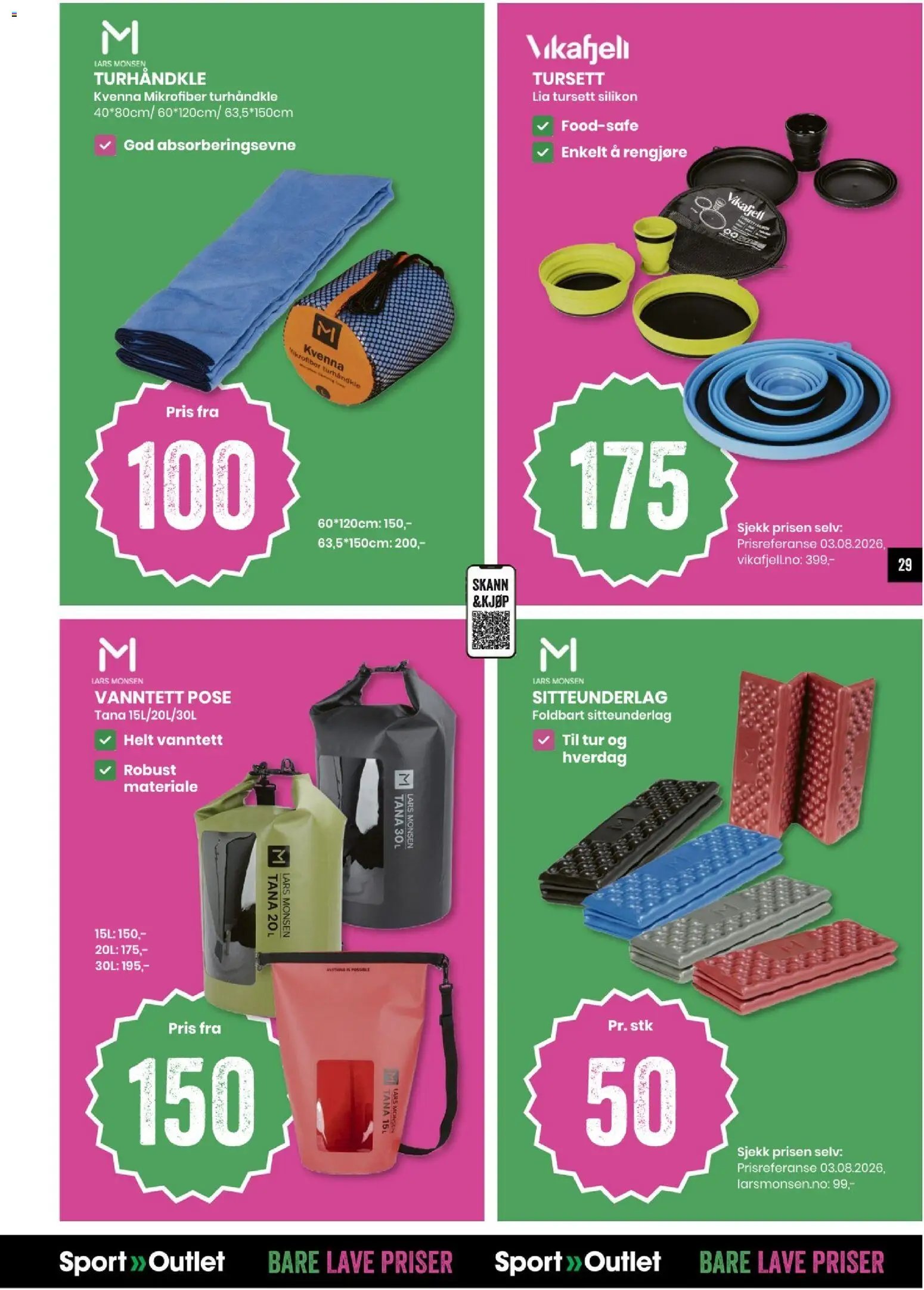Sport Outlet Bare lave priser