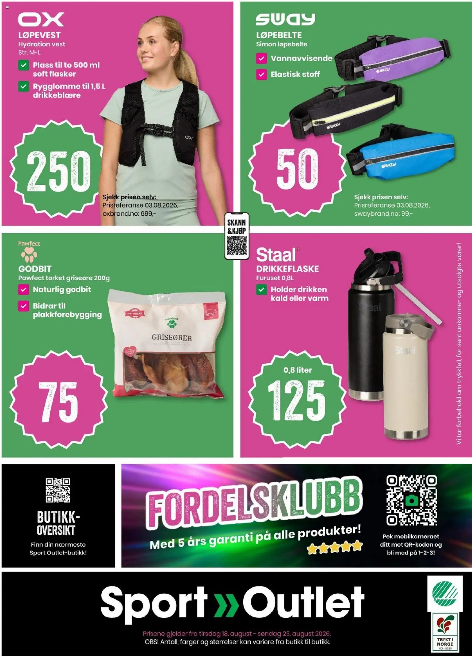 Sport Outlet Bare lave priser
