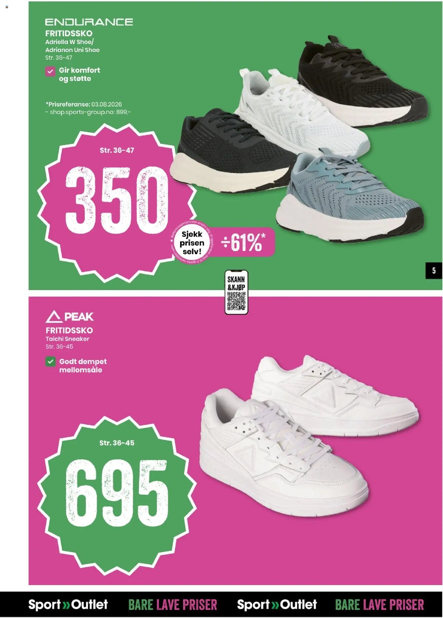 Sport Outlet Bare lave priser