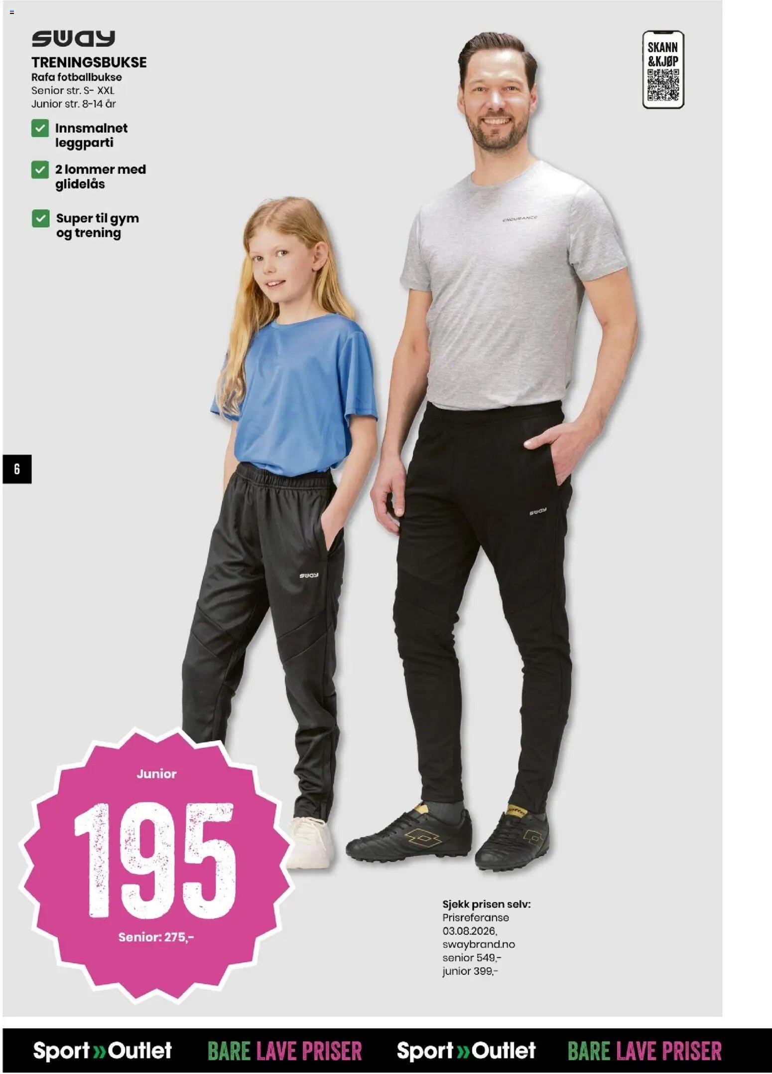 Sport Outlet Bare lave priser