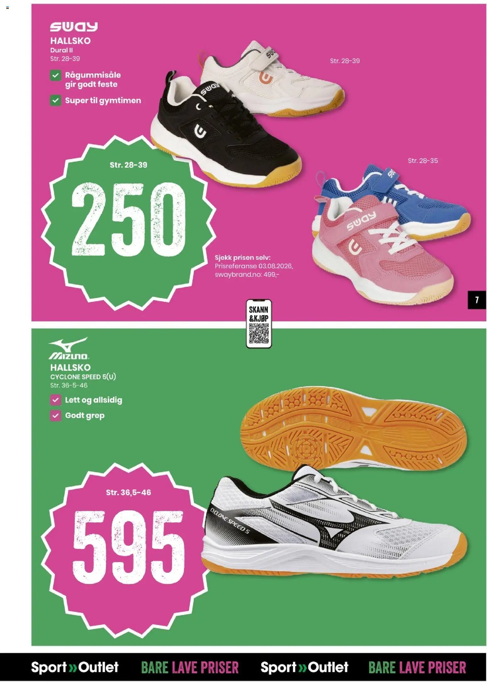 Sport Outlet Bare lave priser