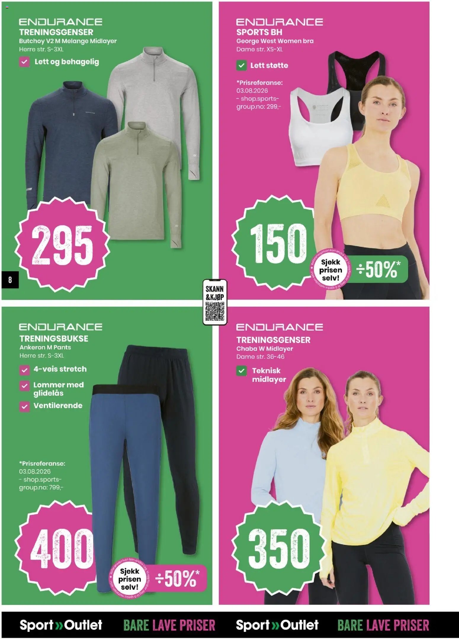 Sport Outlet Bare lave priser