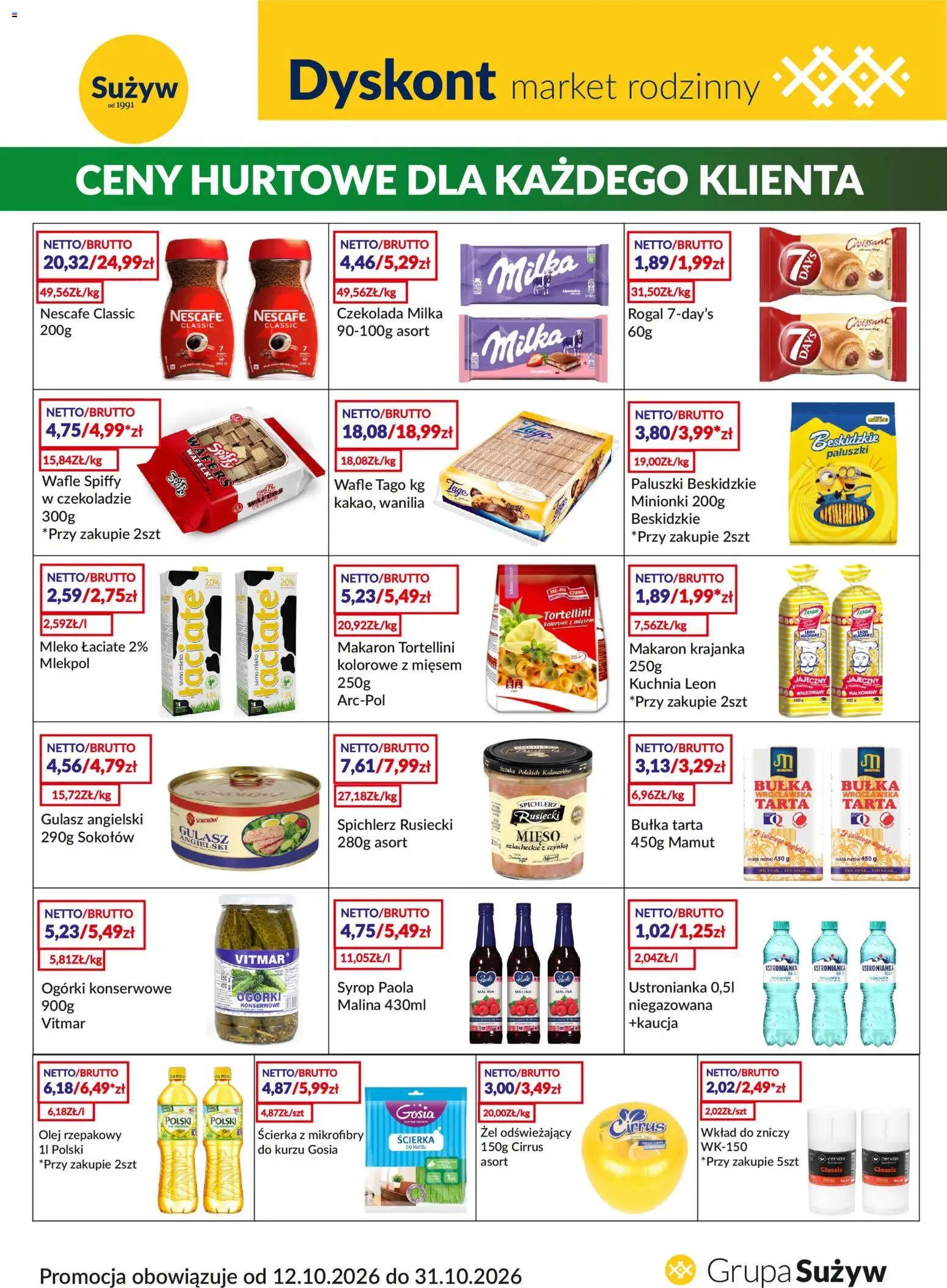 Sużyw gazetka - Dyskont