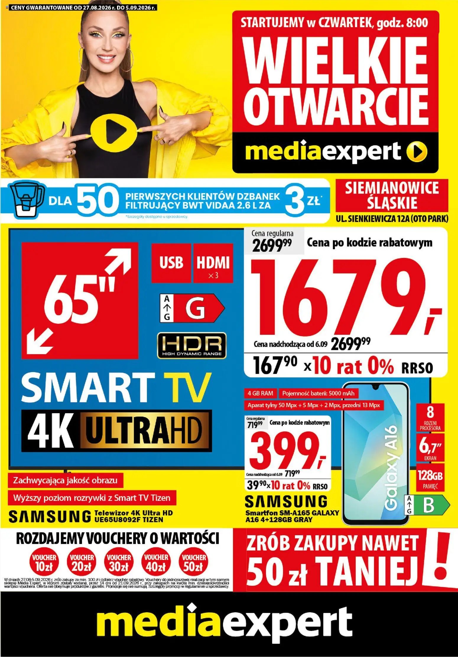 Mediaexpert promocje - Wielkie otwarcie Siemianowice Śląskie
