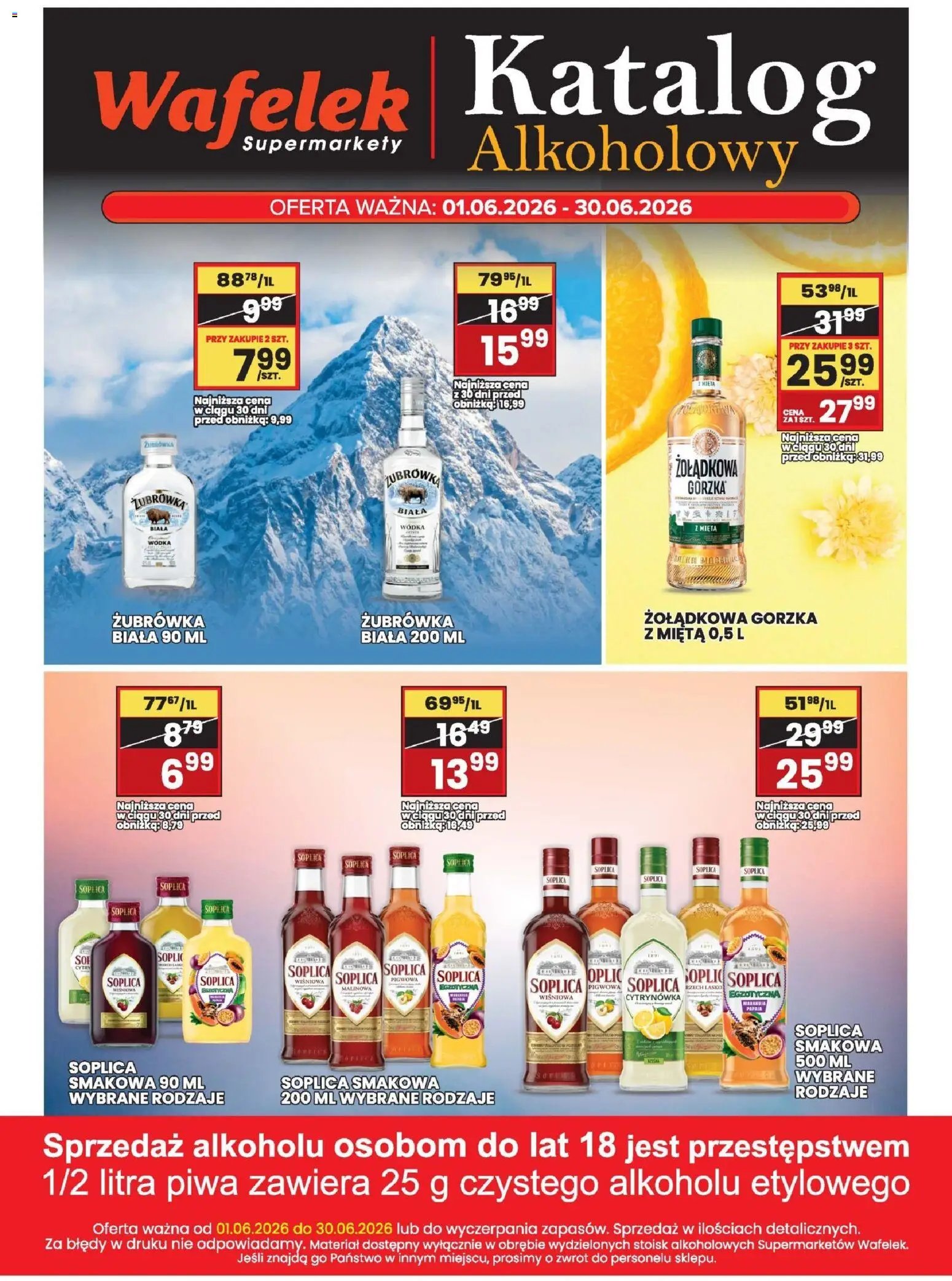 Wafelek gazetka alkoholowa