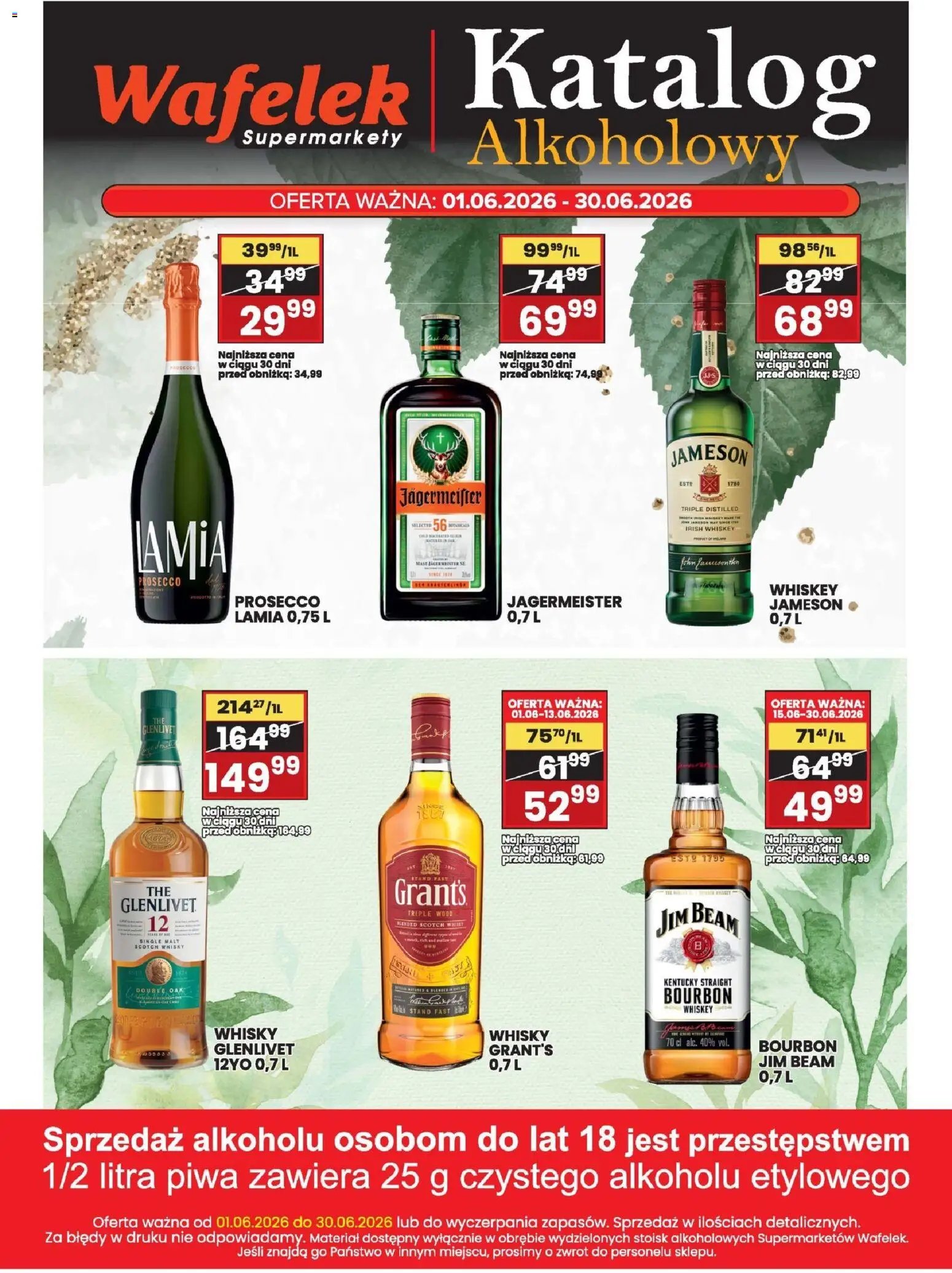 Wafelek gazetka alkoholowa