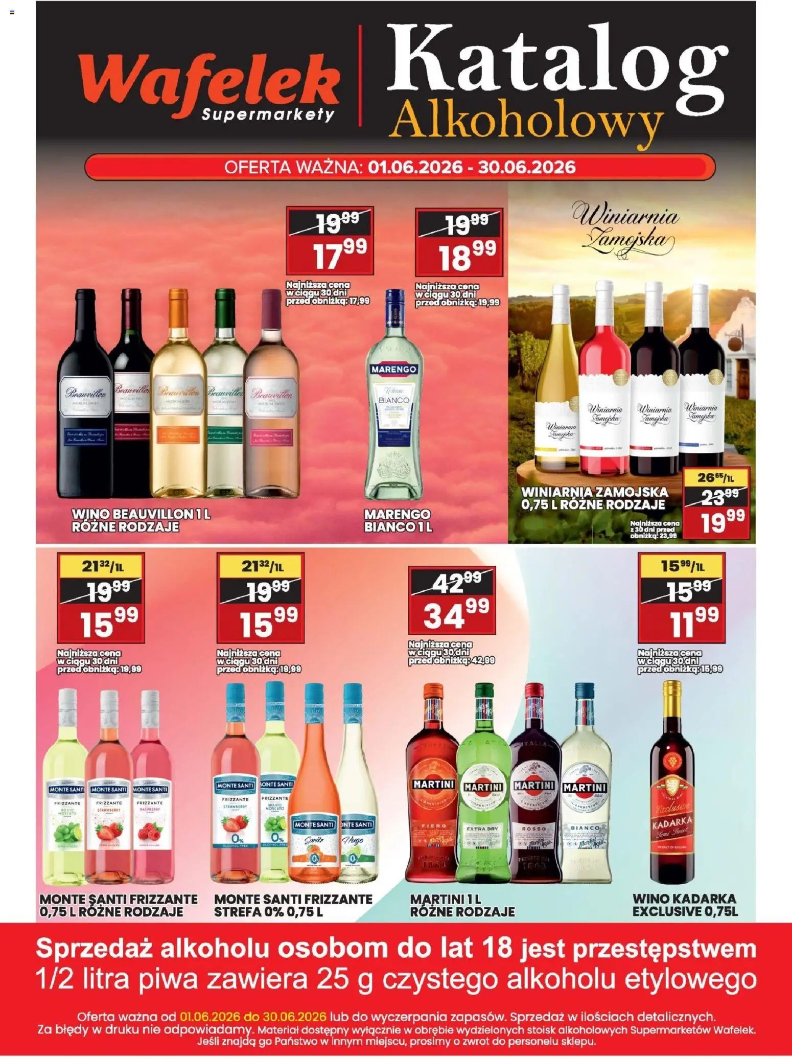 Wafelek gazetka alkoholowa